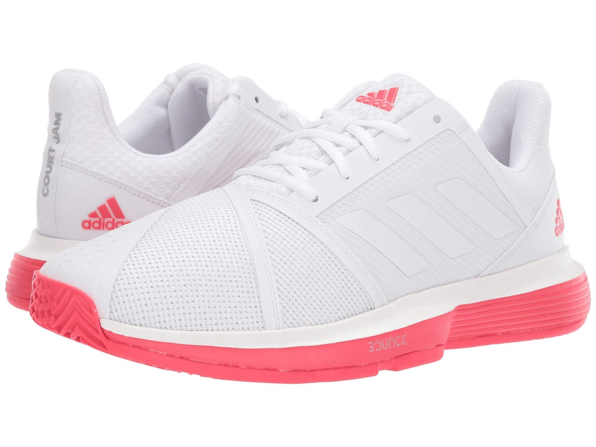 adidas Synthetic Courtjam Bounce in White for Men - Lyst