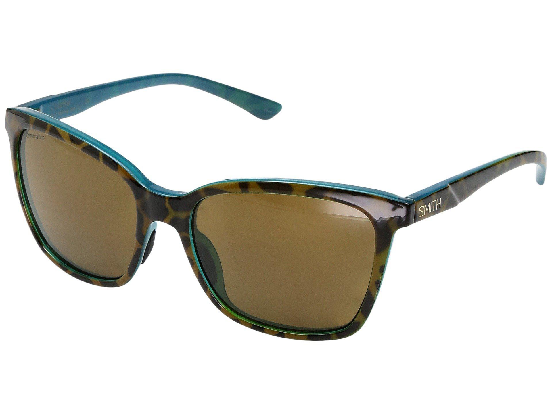 Smith Colette (tortoise Marine/chromapop Polarized Brown Lens) Fashion  Sunglasses in Blue | Lyst