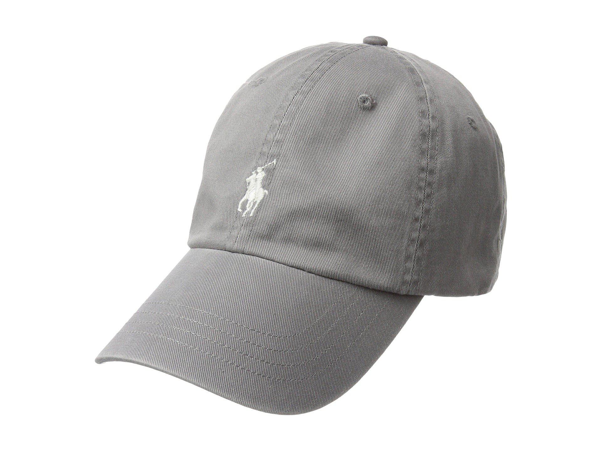 Polo Ralph Lauren Cotton Chino Classic Sport Cap (perfect Grey) Caps in  Gray for Men - Lyst