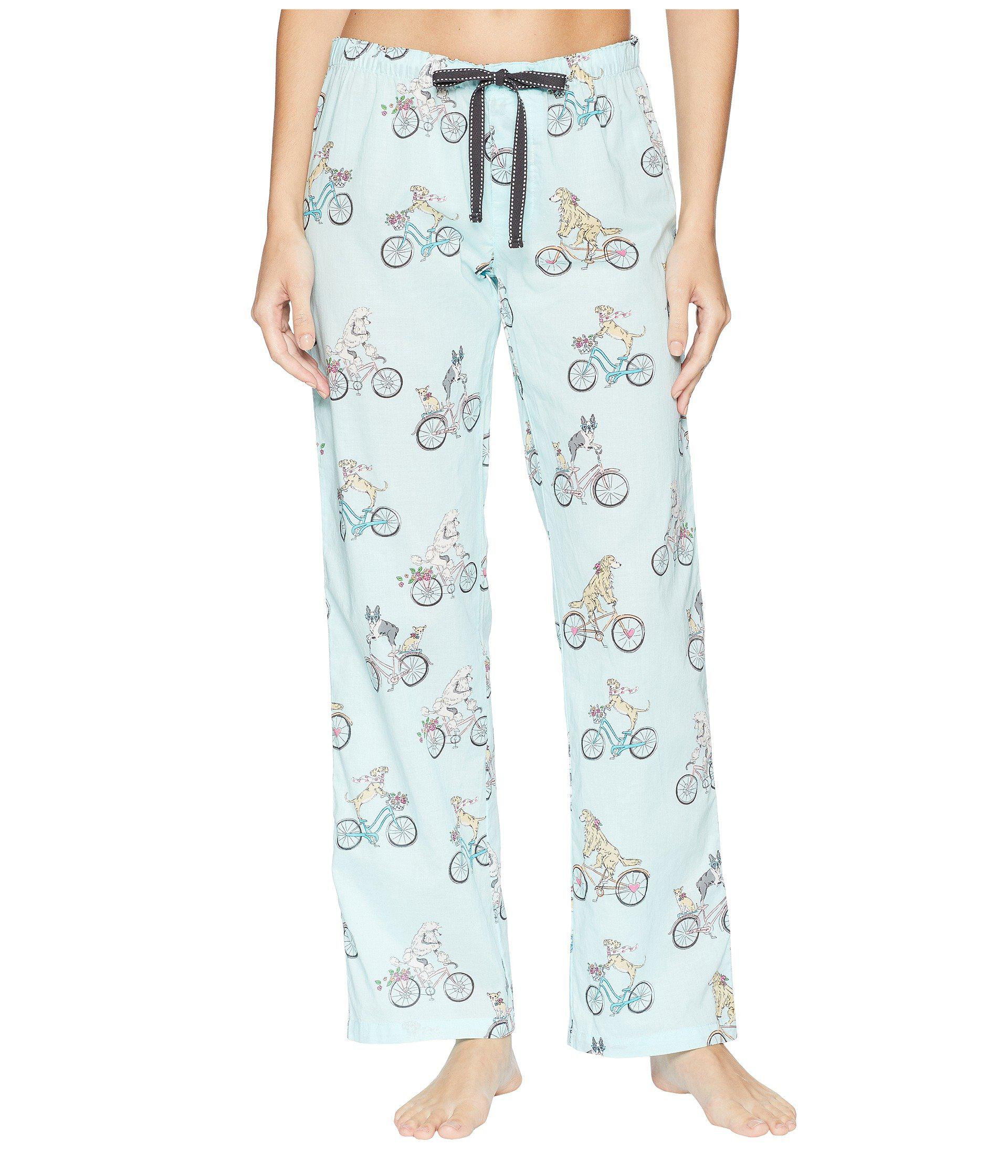 Pj Salvage Playful Prints Bicycle Pants light Blue Women s Pajama Lyst