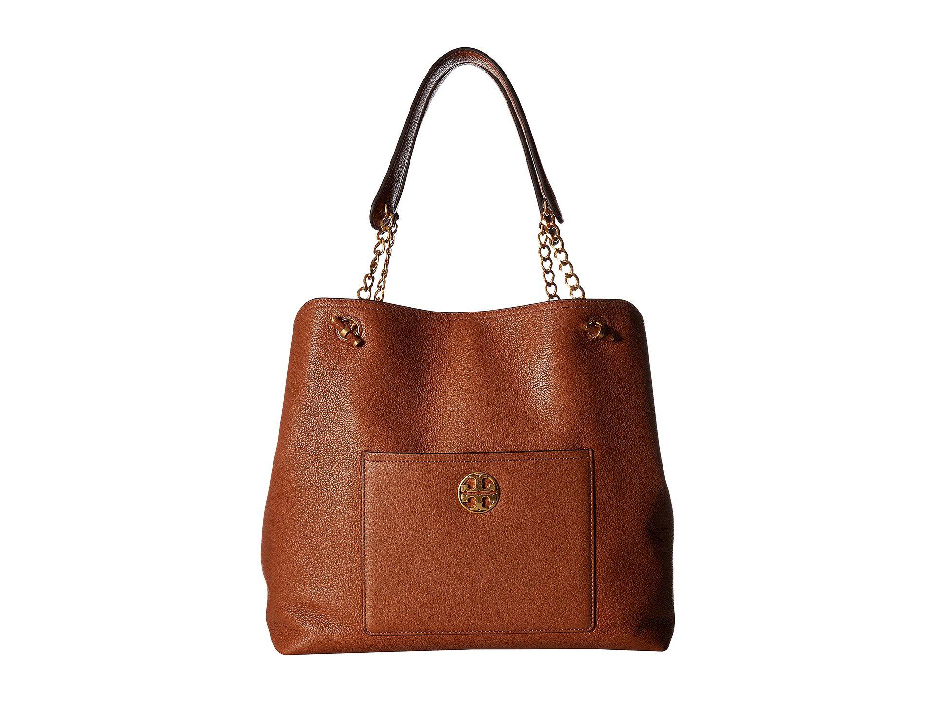 tory burch chelsea slouchy leather tote