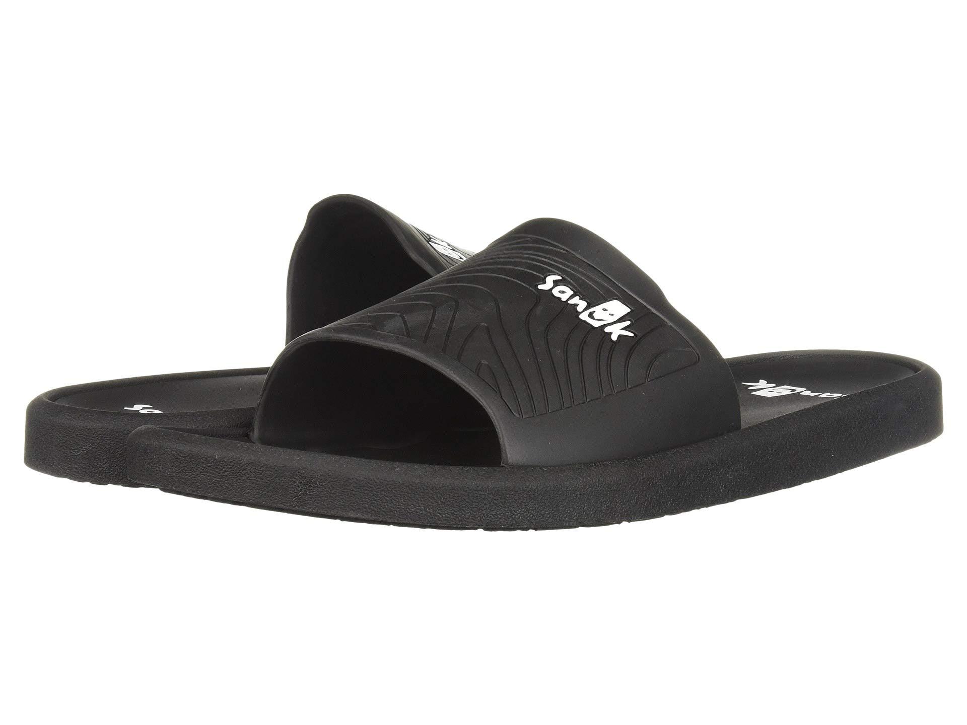 sanuk slides mens