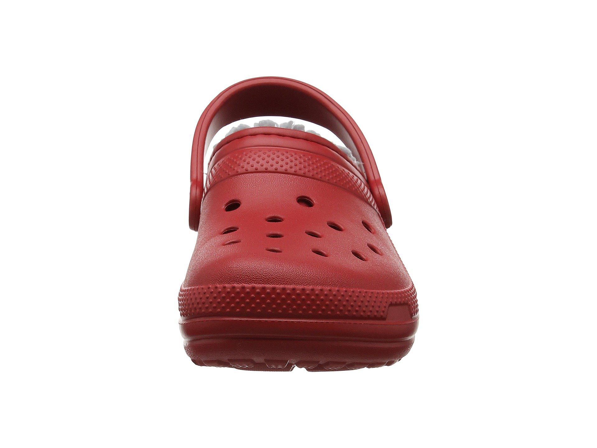 Crocs™ Classic Lined Clog in Red | Lyst