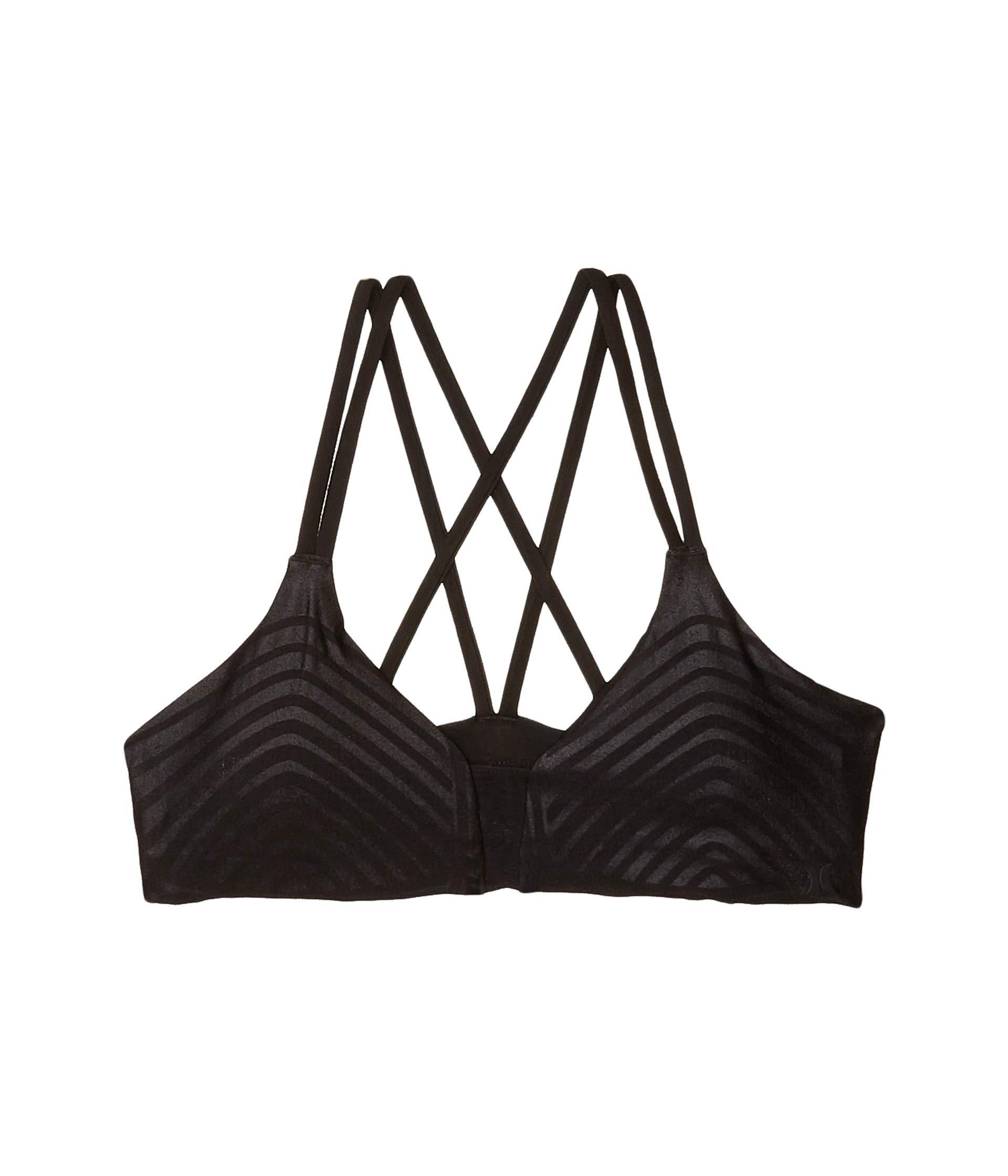 Hurley Synthetic Phantom Scoop Surf Bikini Top in Black Lyst