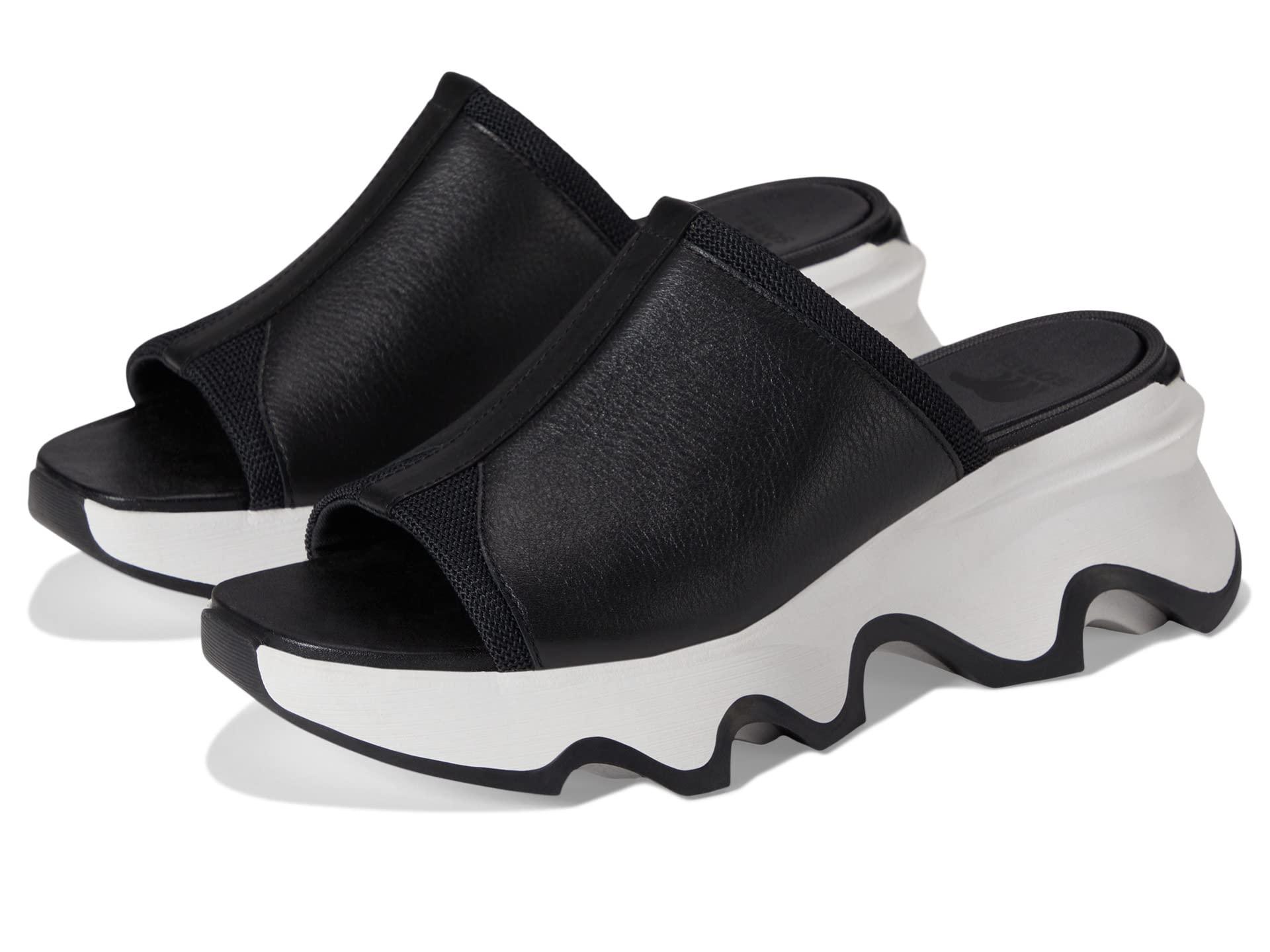 Sorel Impact Slide High Sandal in Black Lyst