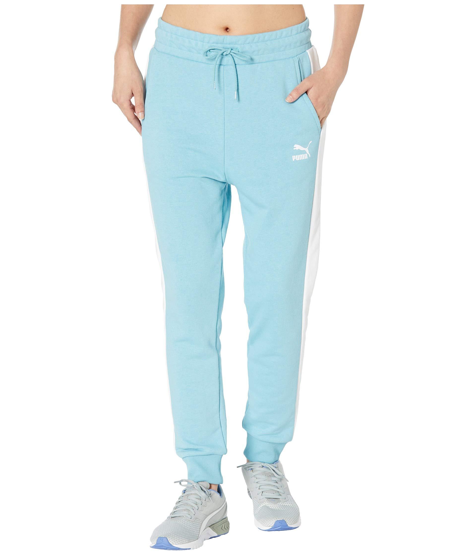 PUMA Cotton Classics T7 Track Pants in White - Lyst