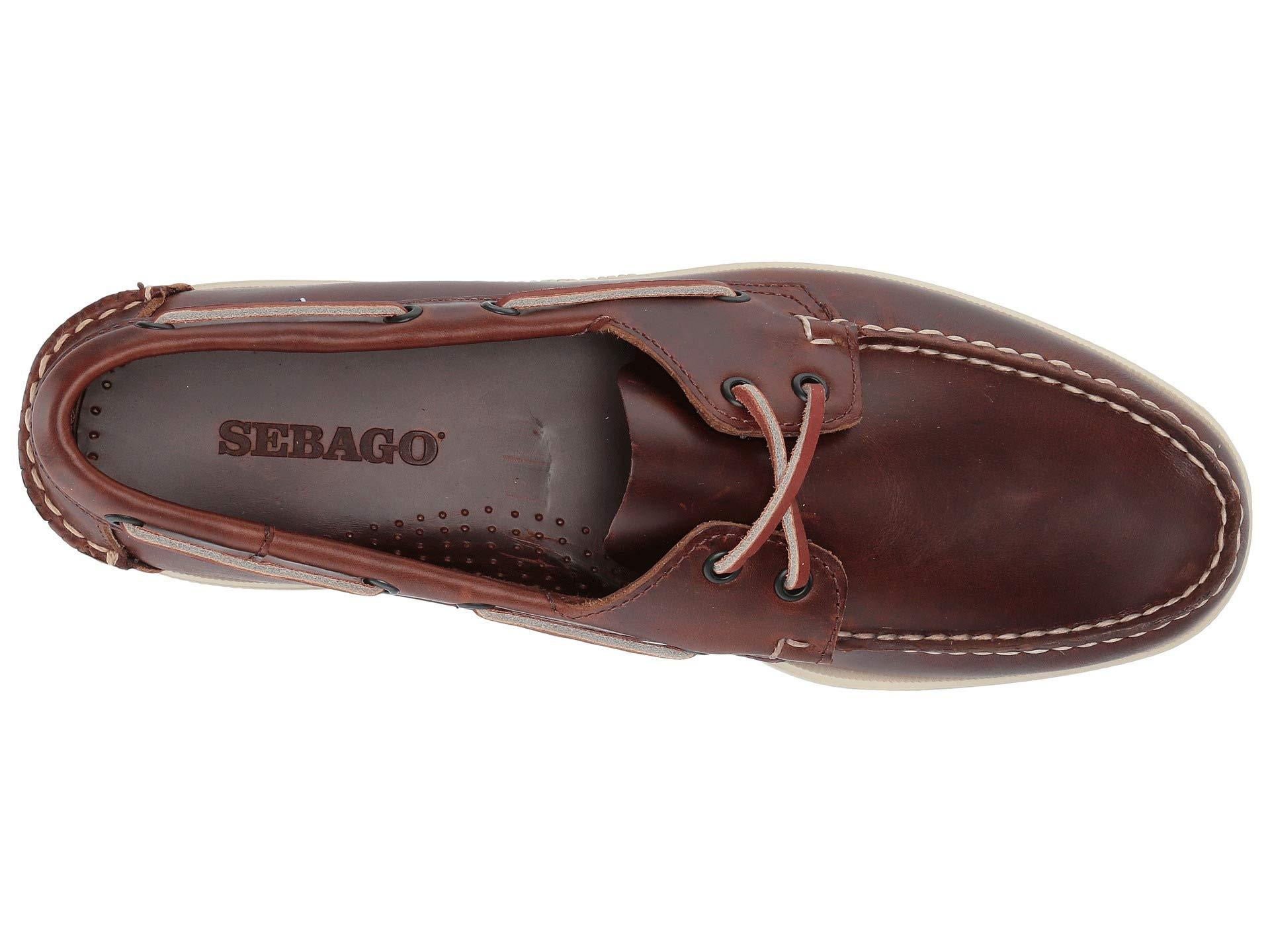 sebago docksides portland waxed