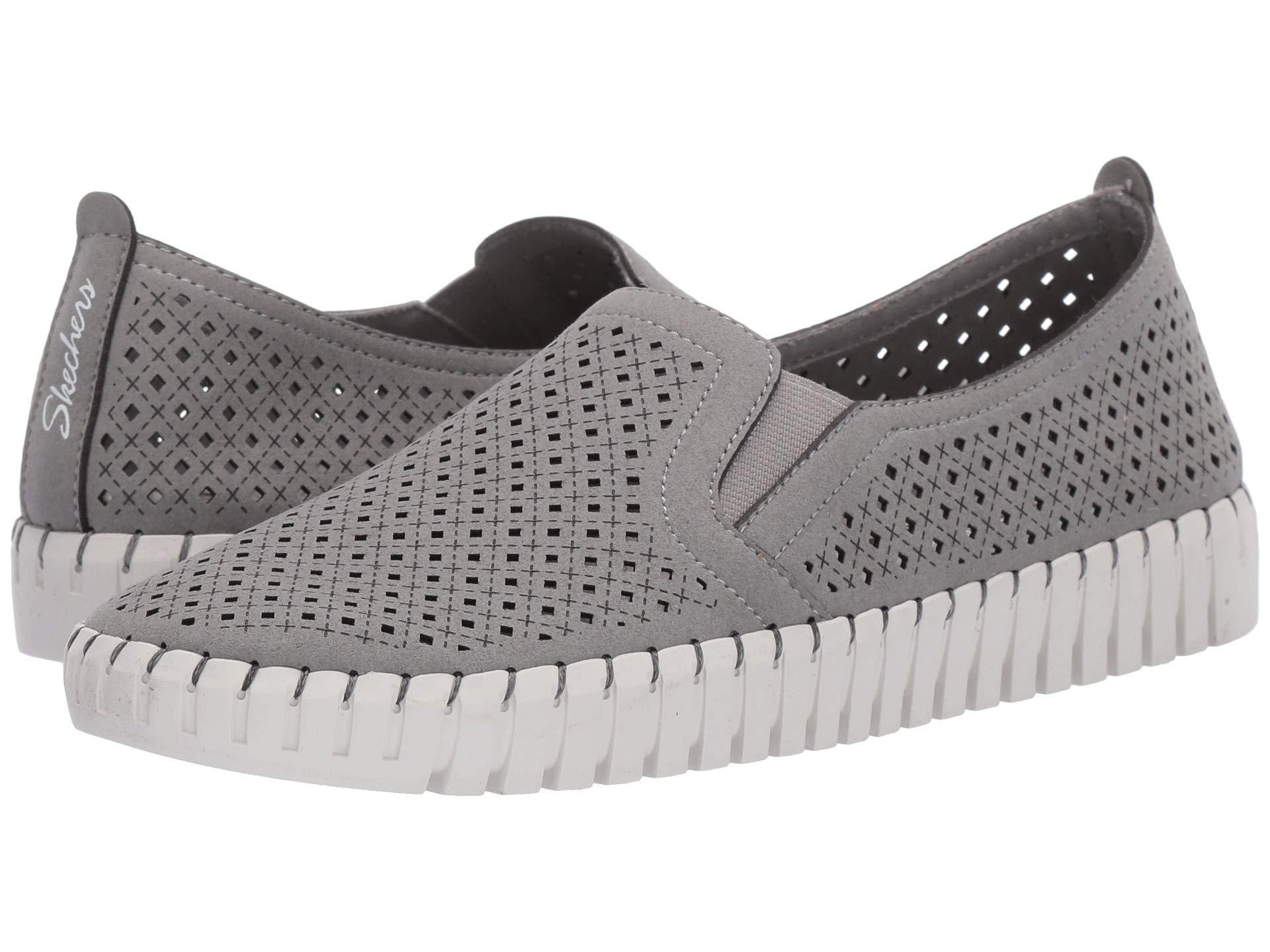 Skechers Synthetic Sepulveda Blvd - A La Mode Slip On Trainers in Gray - Lyst