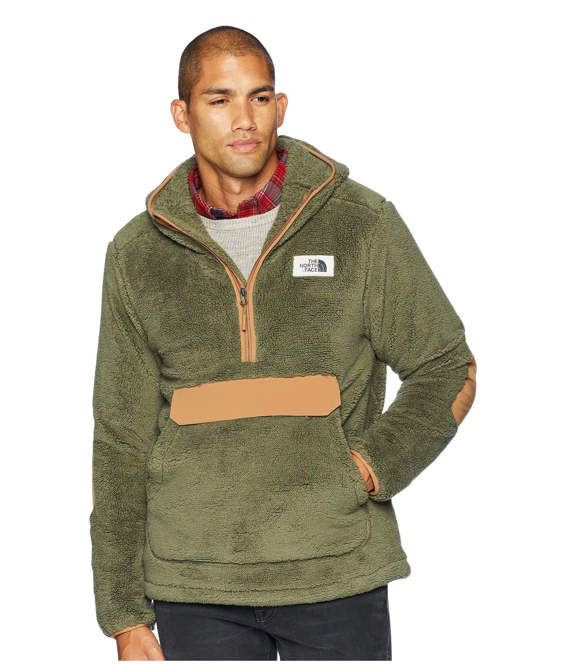mens north face khaki hoodie
