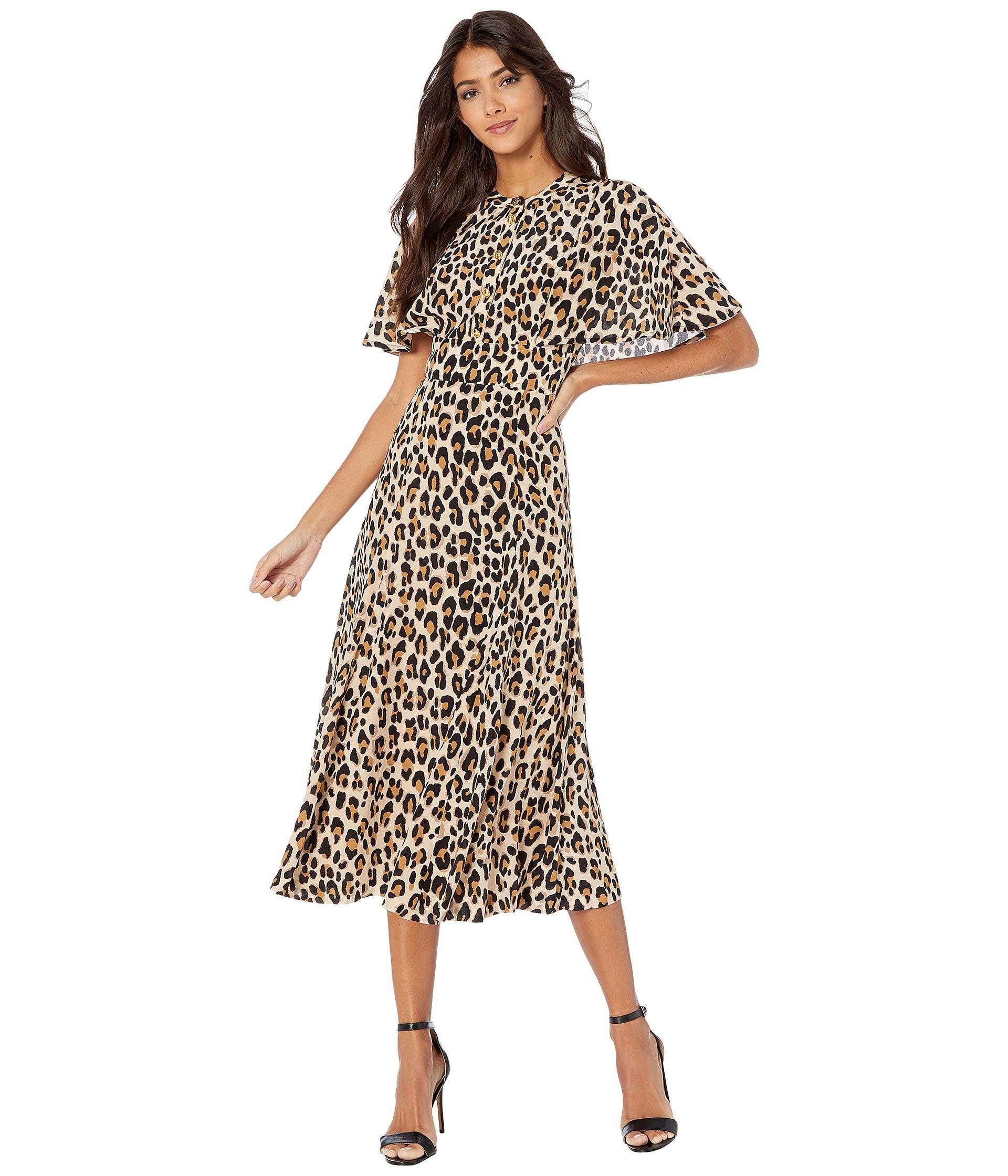 Cheetah print flowy dress Clearance