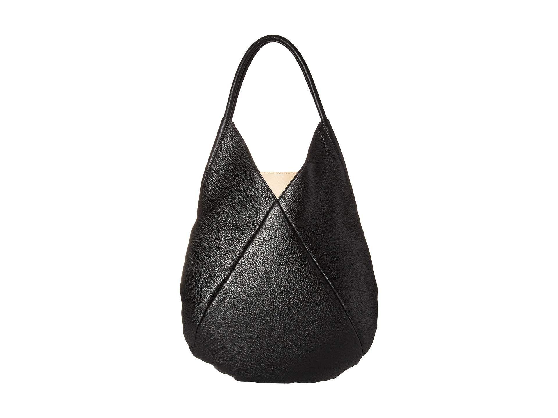 Ecco Leather Linnea Hobo Bag in Black | Lyst