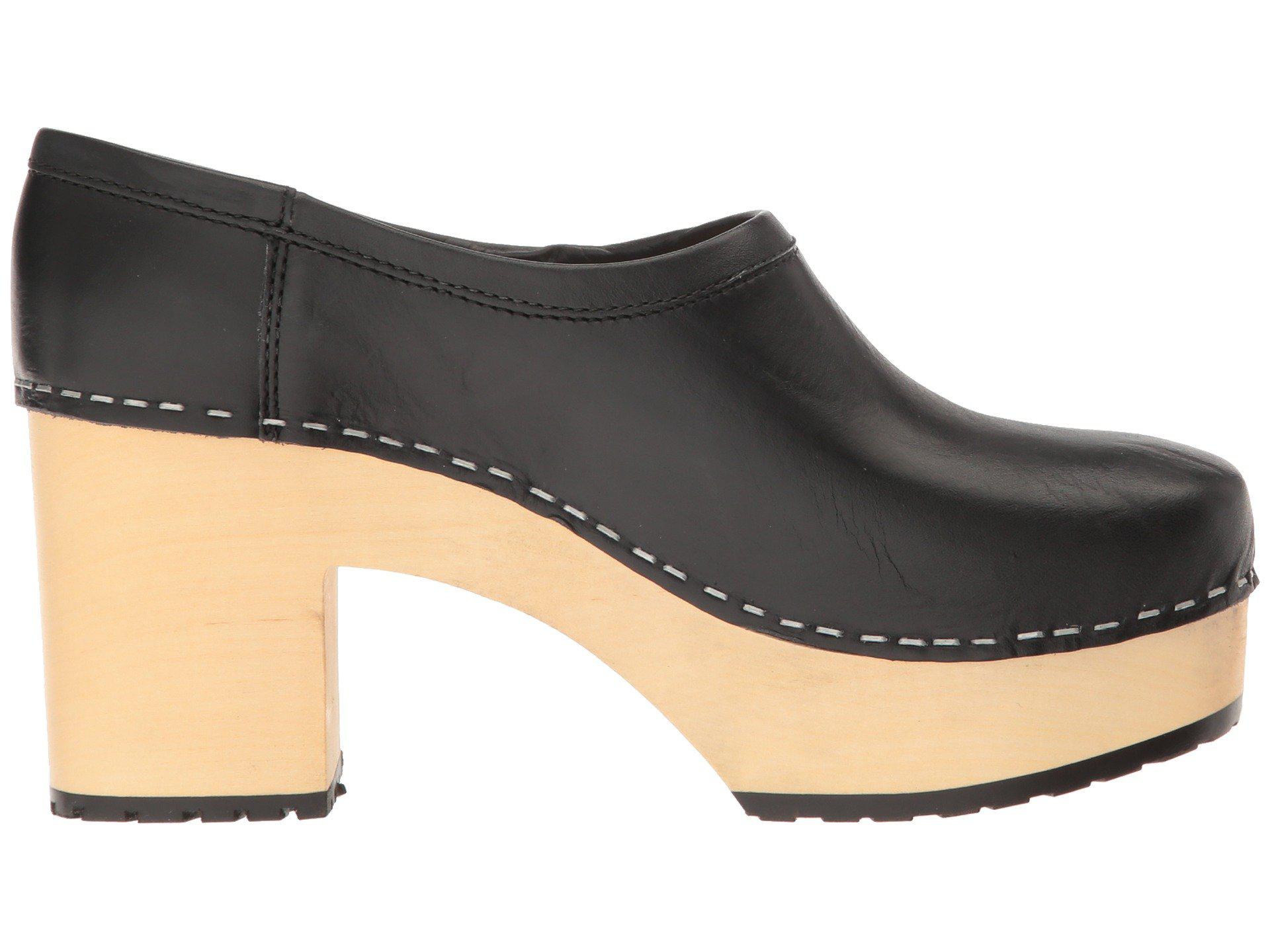 Swedish Hasbeens Bettan (black) Clog Shoes | Lyst