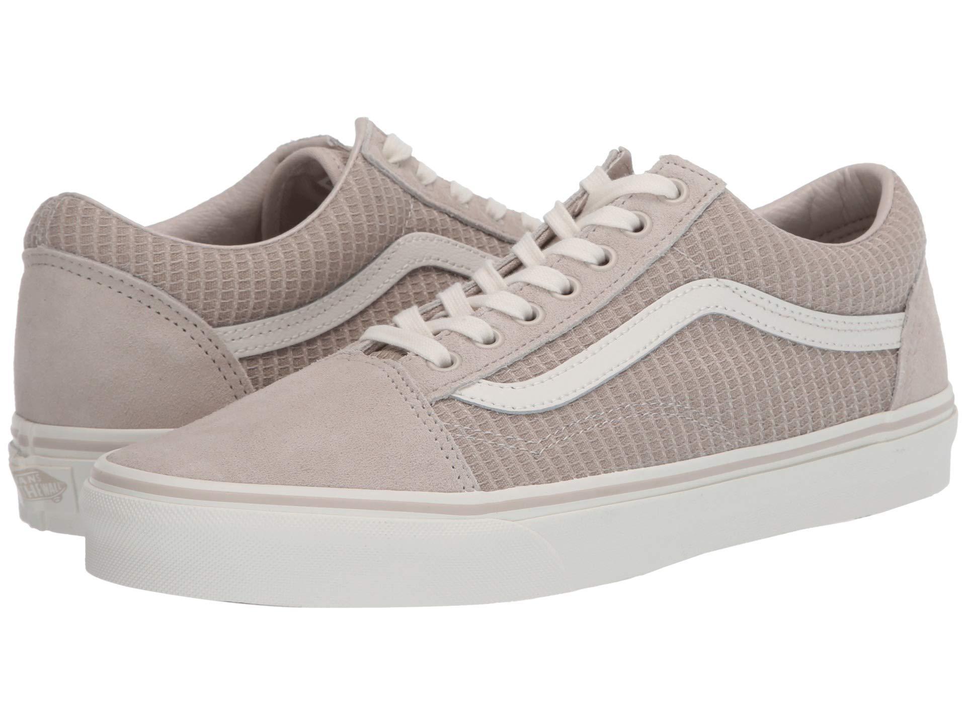 women's beige vans