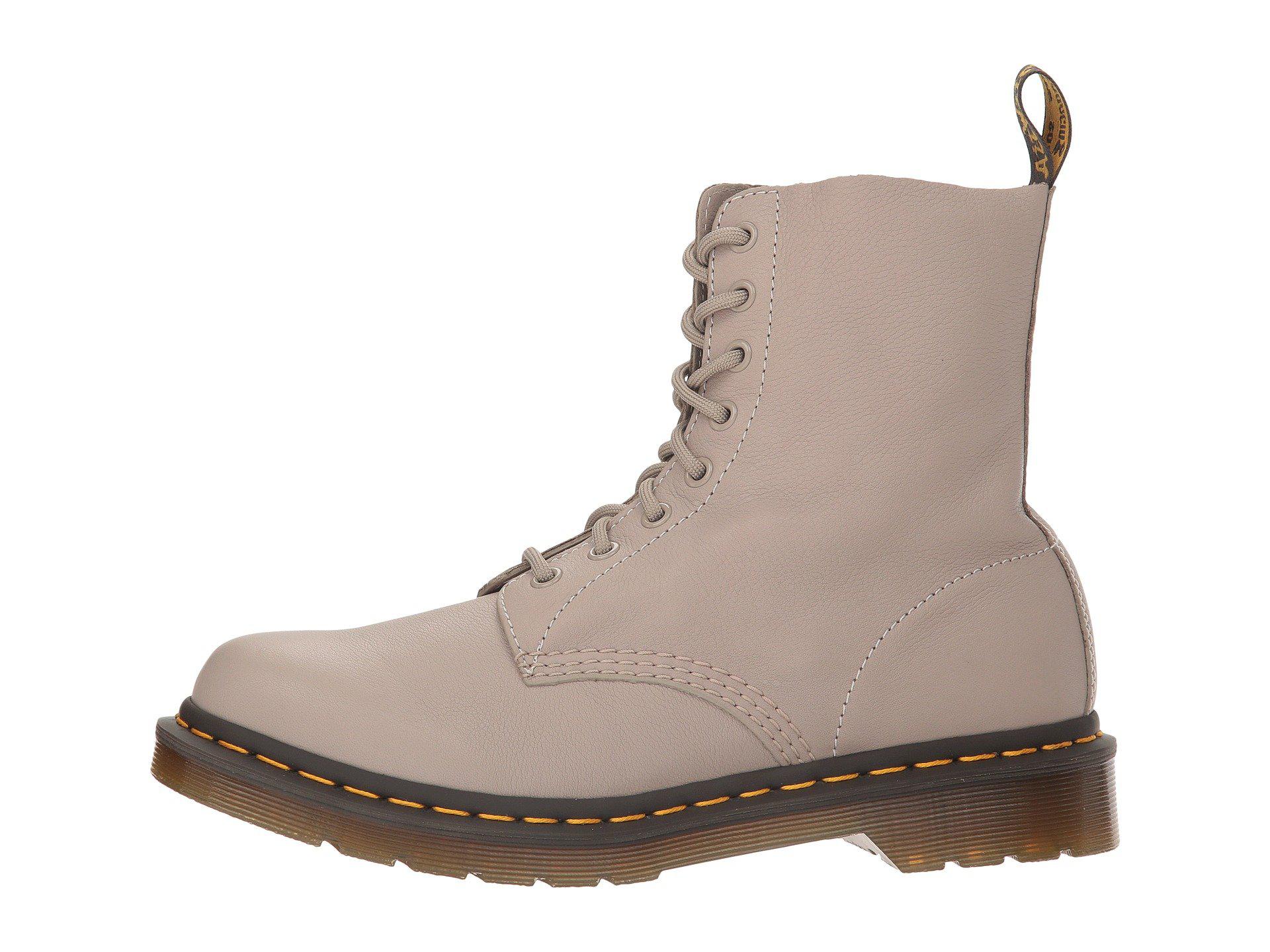 Dr. Martens Leather 1460 Pascal Virginia (taupe Virginia) Boots in 