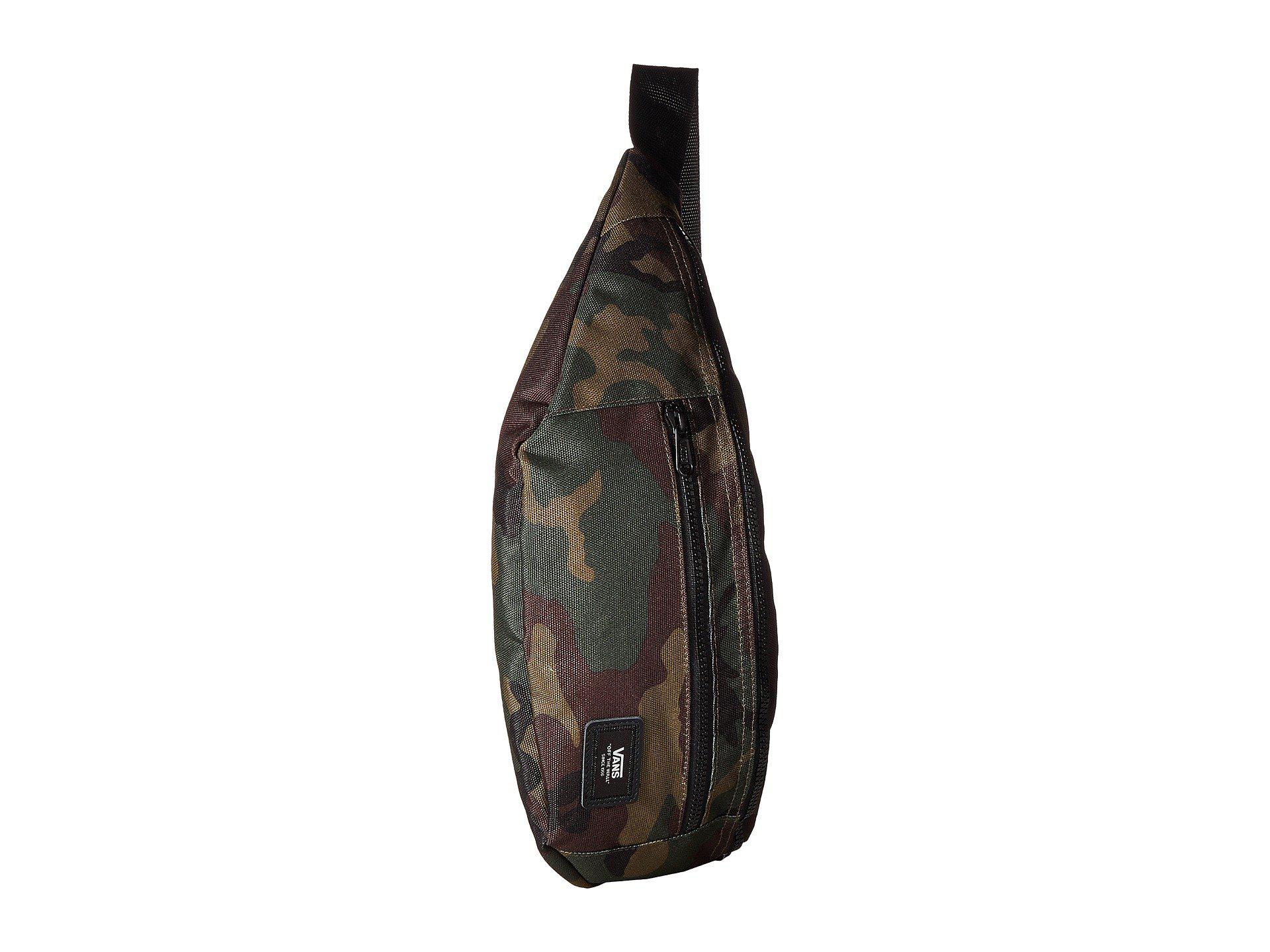 vans ward camo cross body pack