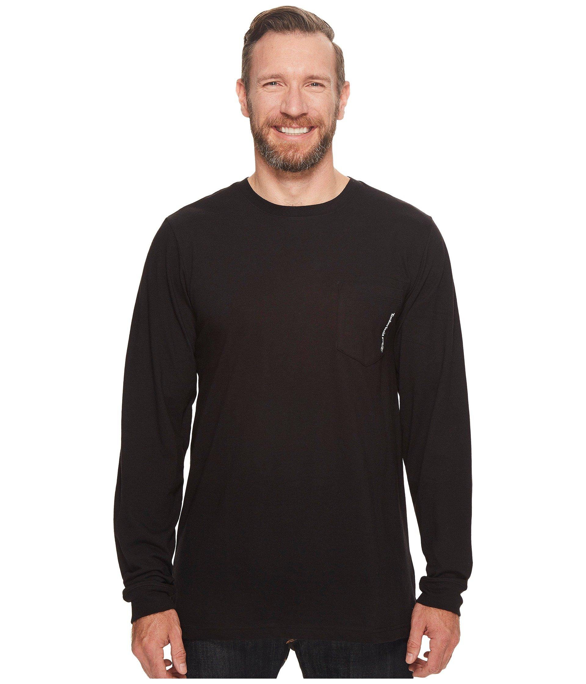 Timberland Cotton Base Plate Blended Long Sleeve T-shirt ...