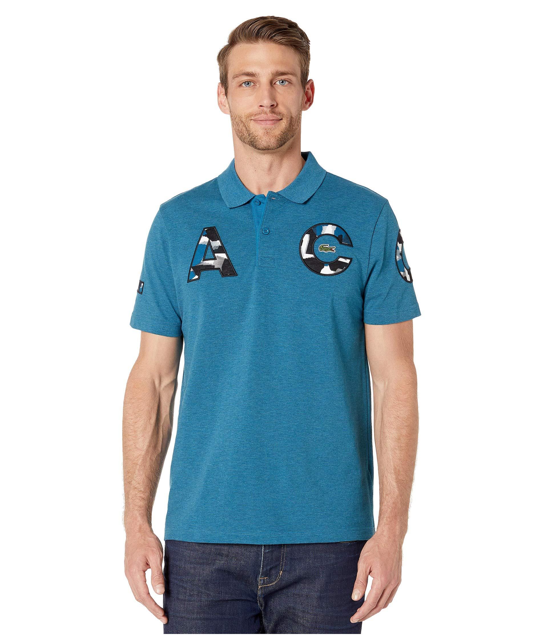 camo lacoste polo