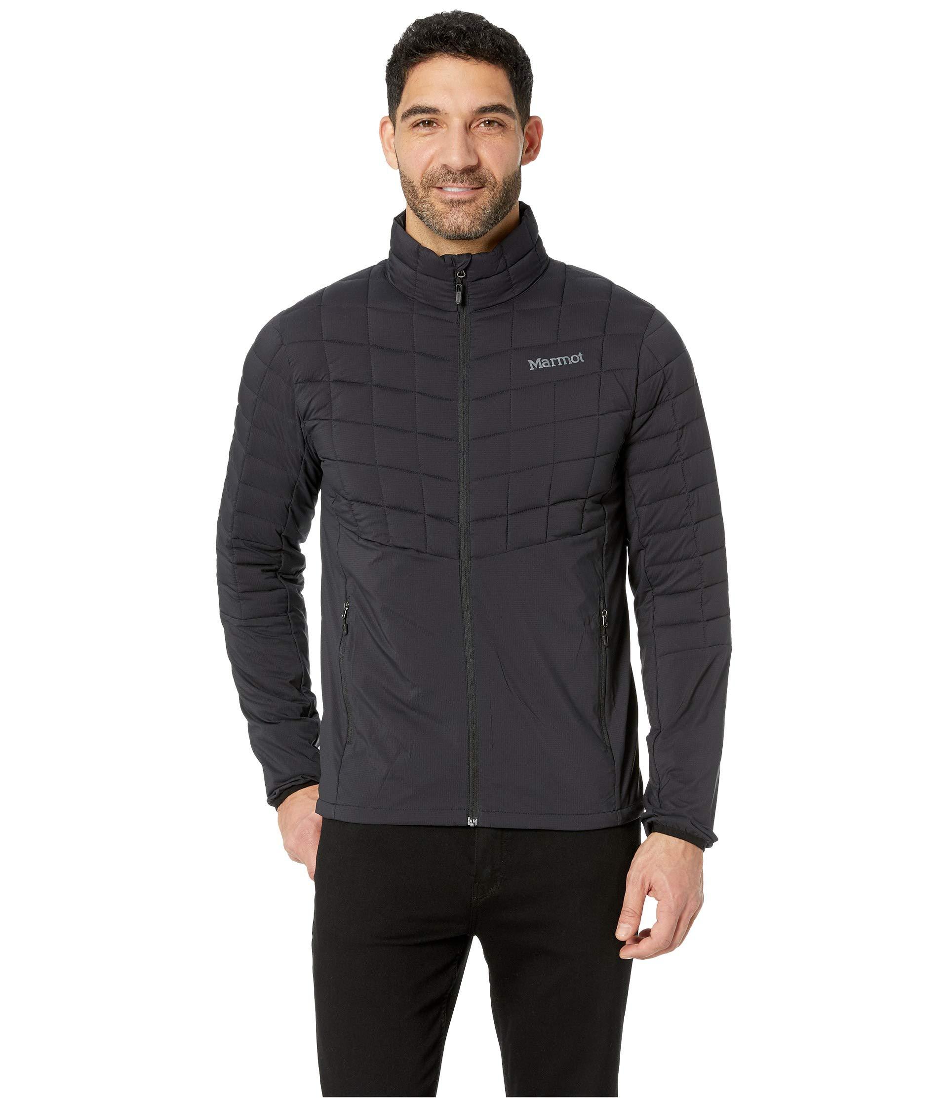 Marmot Synthetic Featherless Hybrid Jacket in Black for Men - Lyst