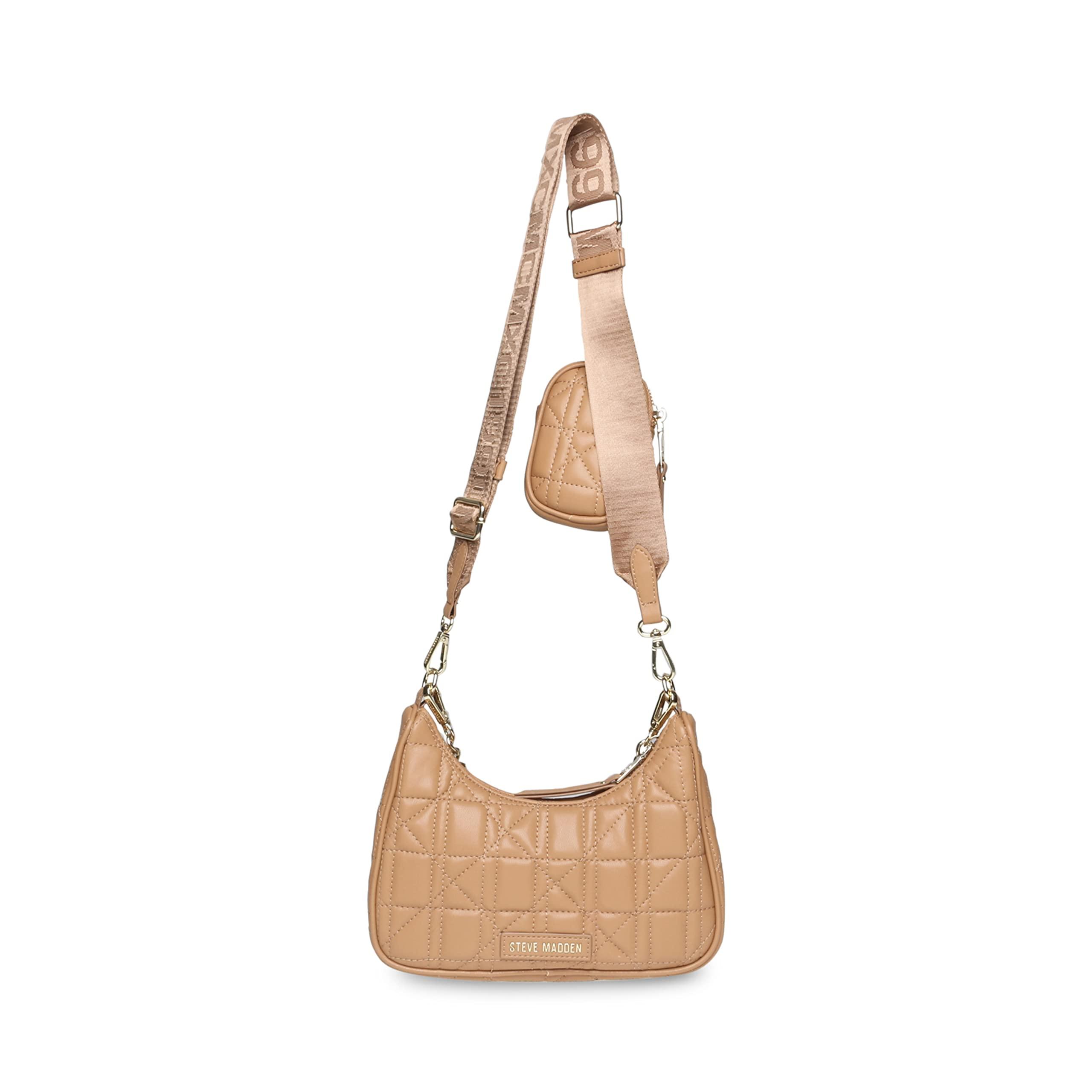 Steve Madden Vitalg Multi Pouch Quilted Crossbody in Natural Lyst