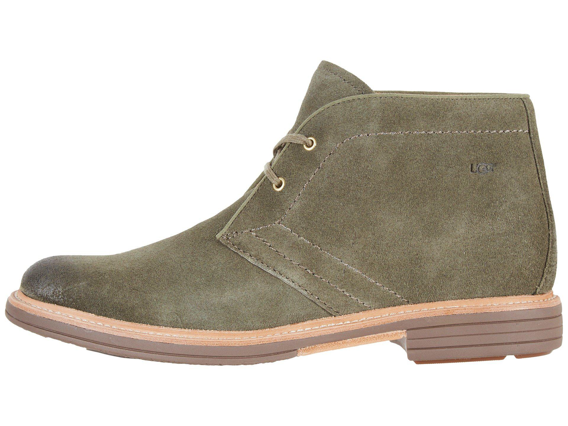 UGG Dagmann Leather Chukka Boots in Green for Men | Lyst