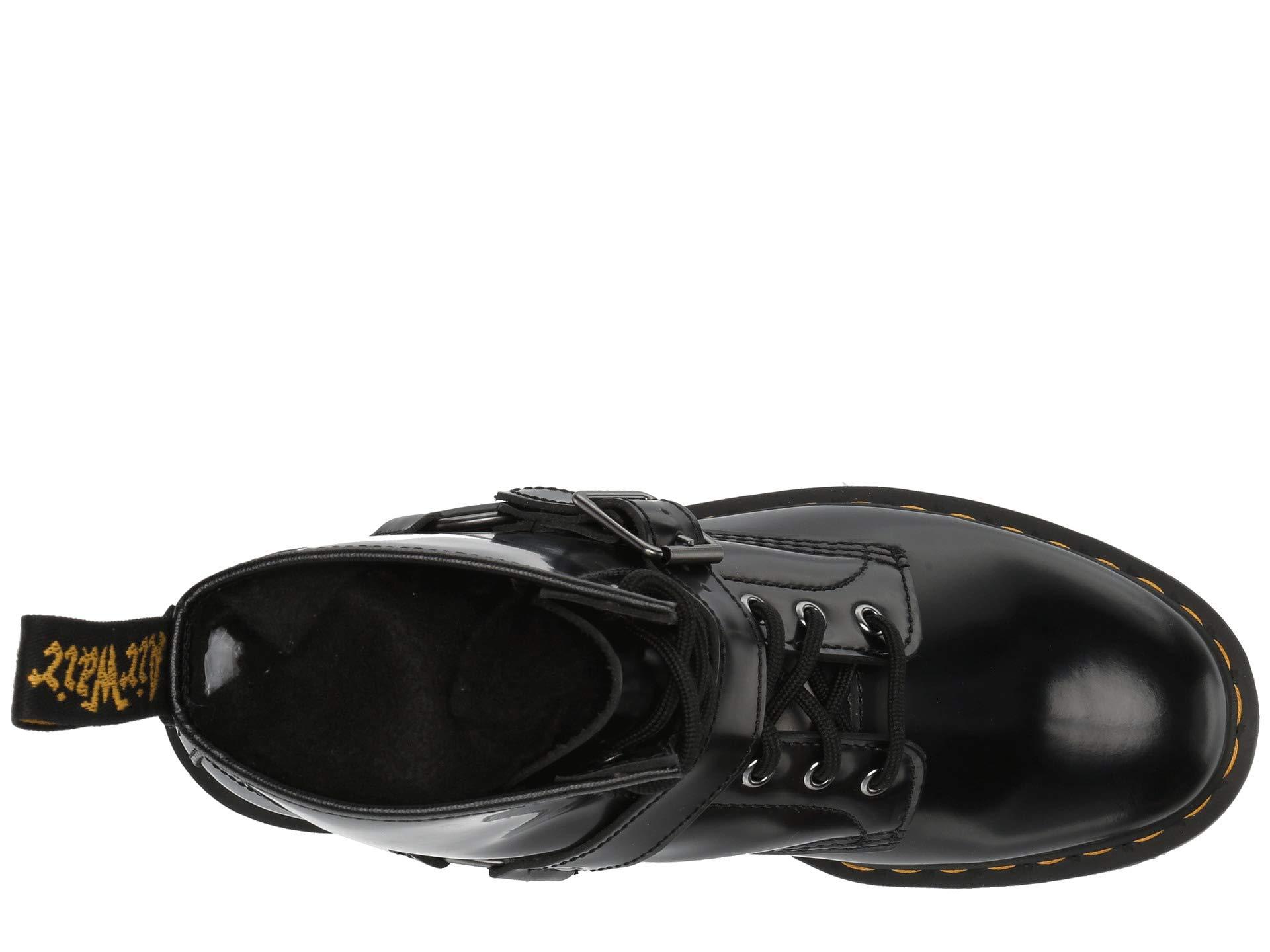 Dr. Martens Leather 1460 Harness in Black Lyst
