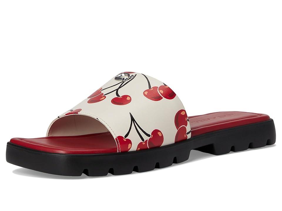 コーチ Florence Sandal With Cherry Print COACH Women's Florence Cherry Print Sandals - Macy's
