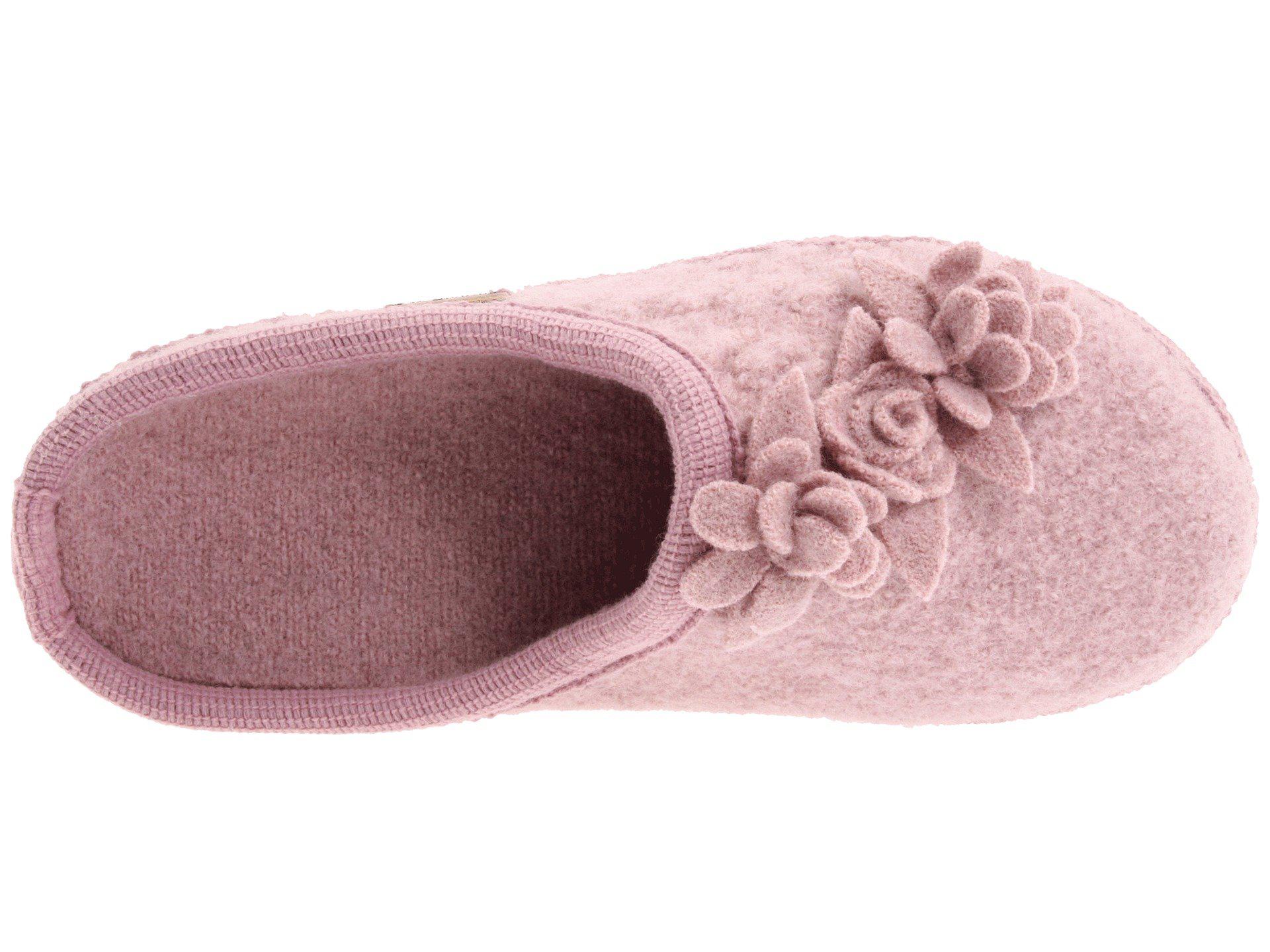 haflinger charisma flower slippers