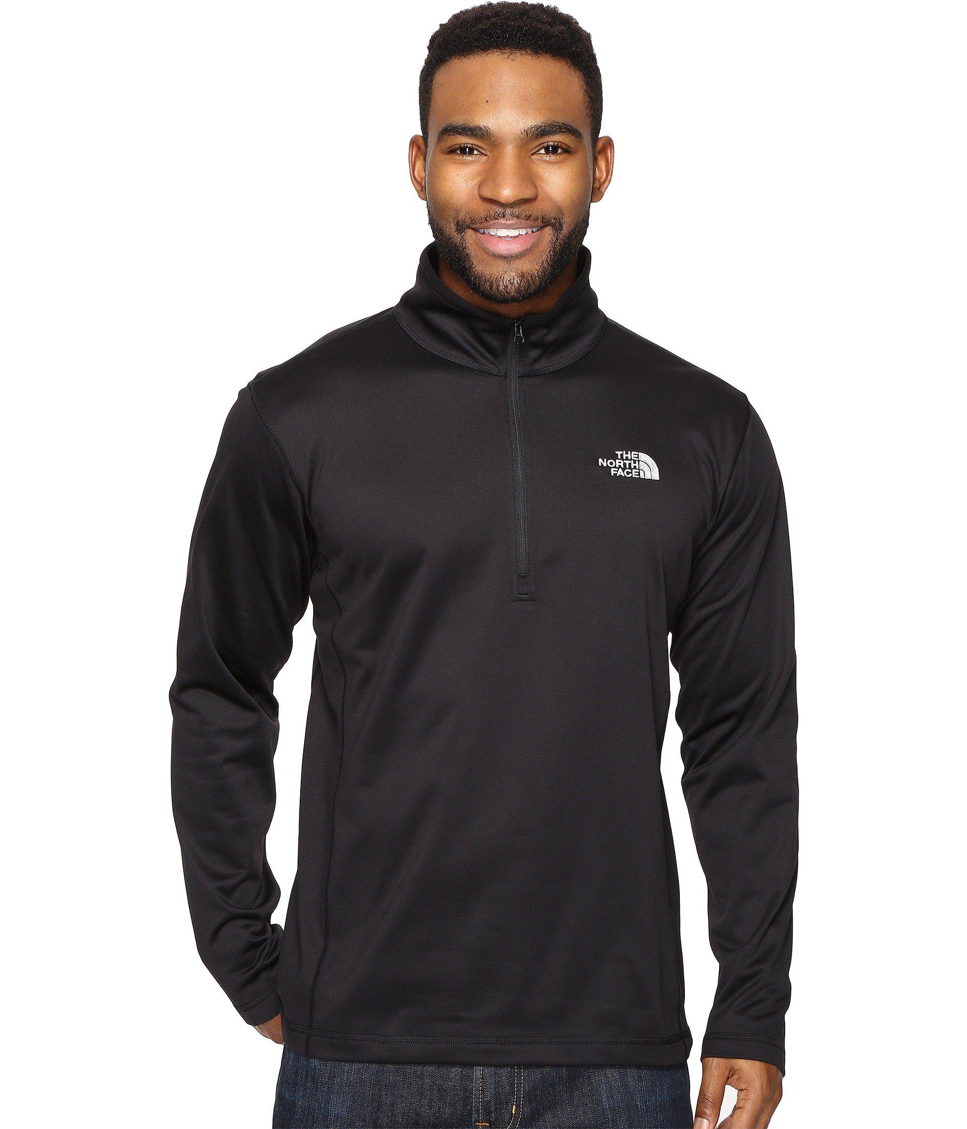 north face quarter zip mens