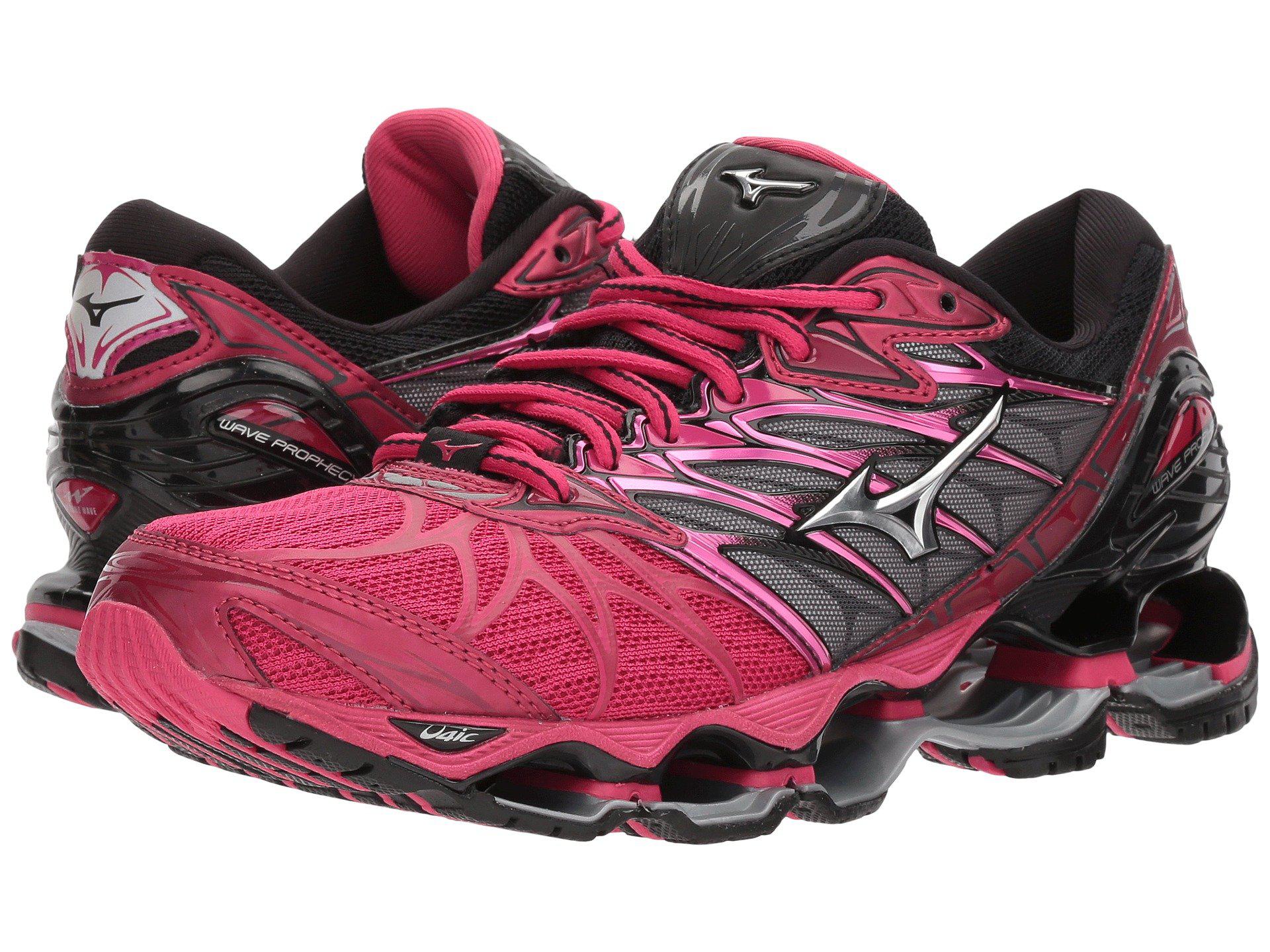 Mizuno Wave Prophecy 7 (black/silver) Women's Running Shoes in Pink | Lyst