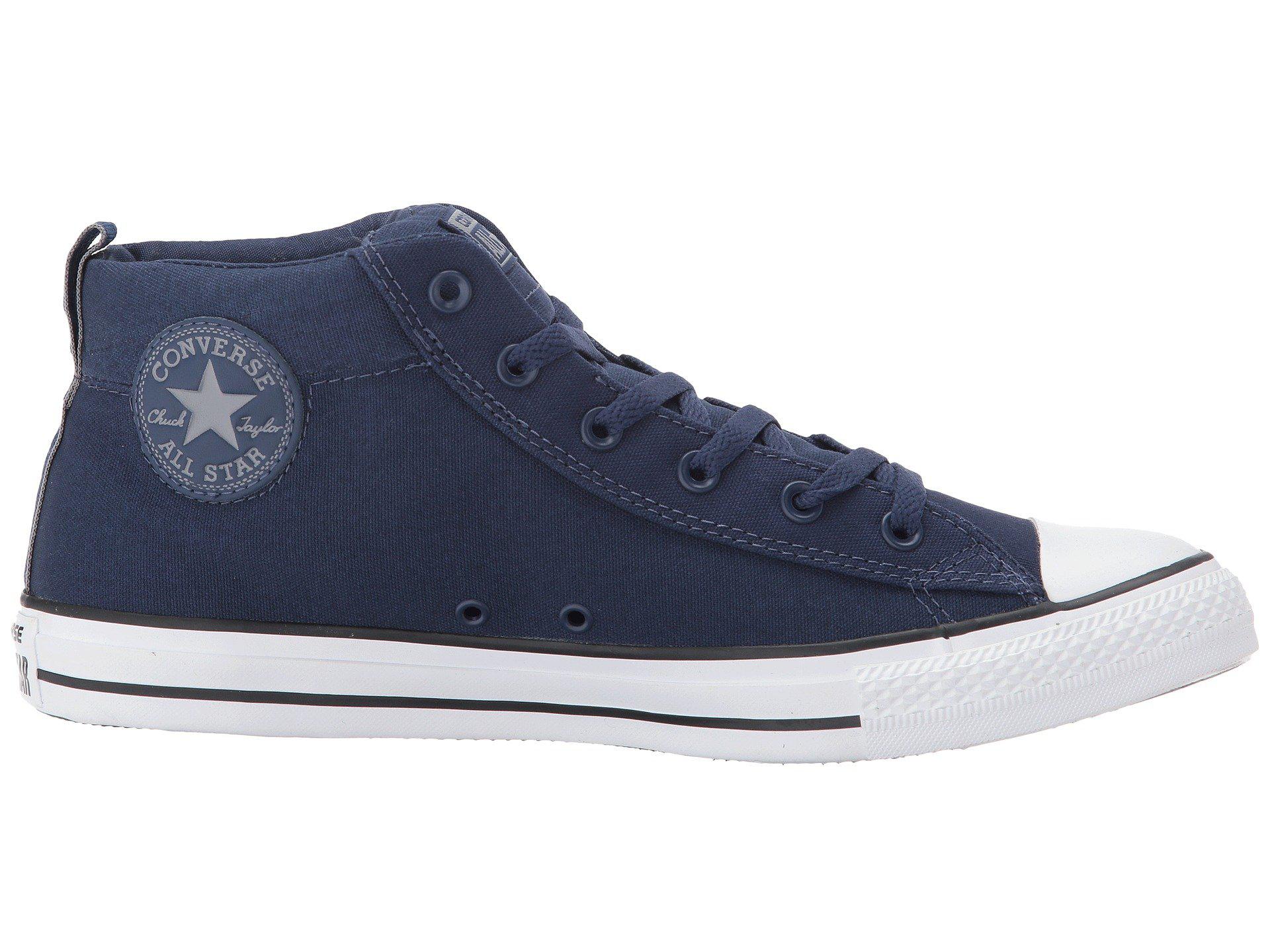 Converse Chuck Taylor All Star Street Mid in Blue for Men | Lyst