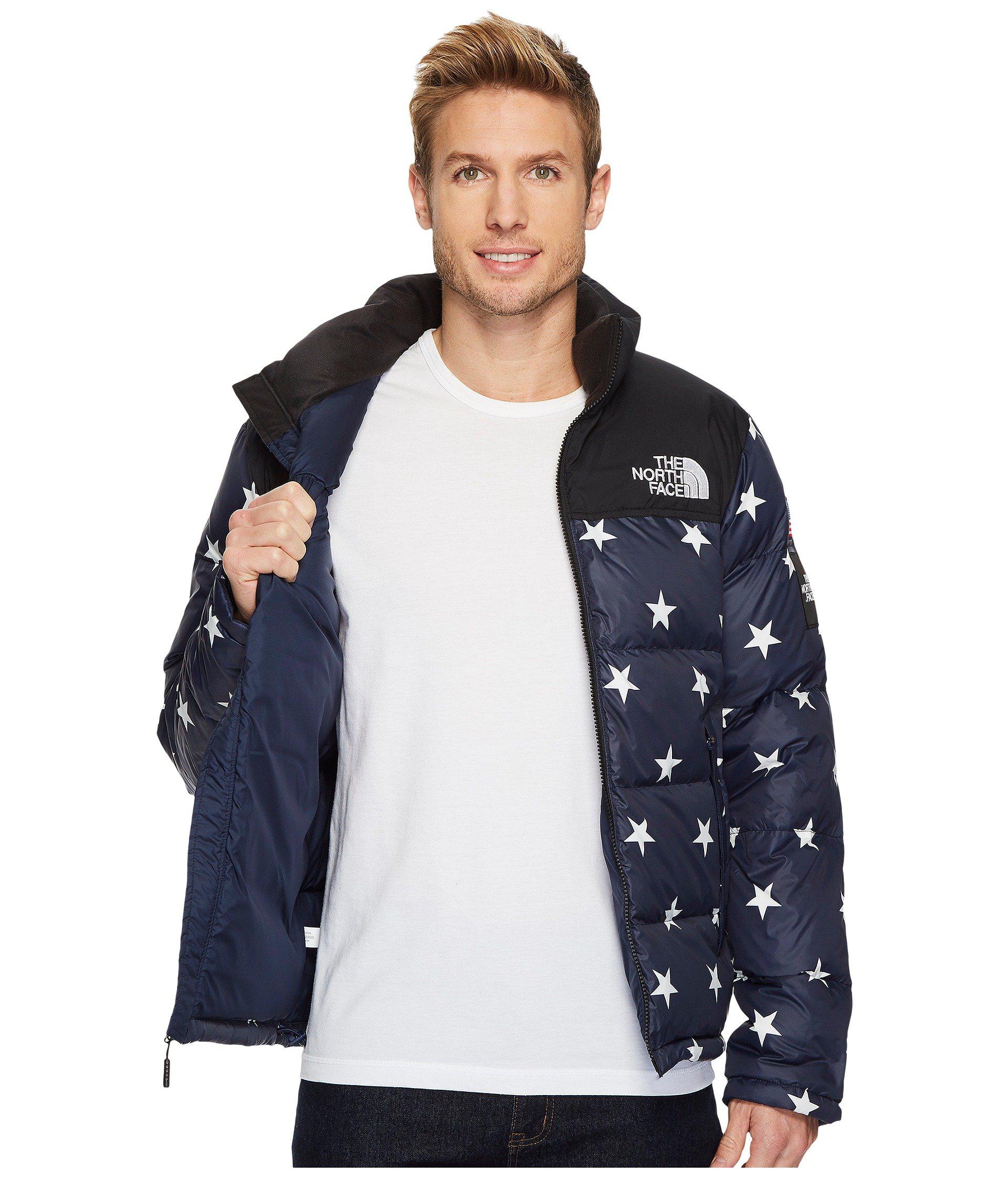 The North Face Goose International Collection Nuptse Jacket in Blue for