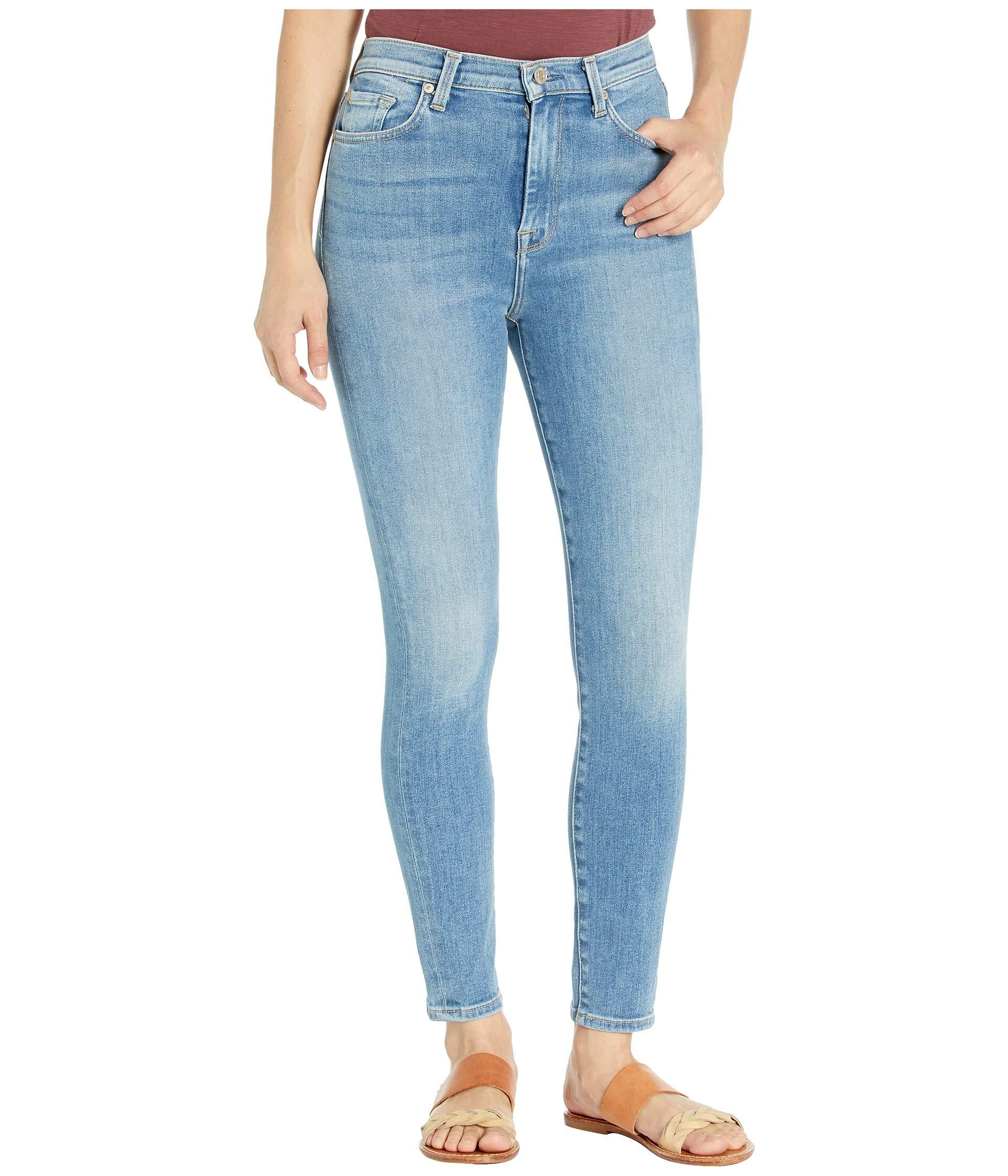 7 For All Mankind Denim Luxe Vintage High Waist Ankle Skinny In Beau ...
