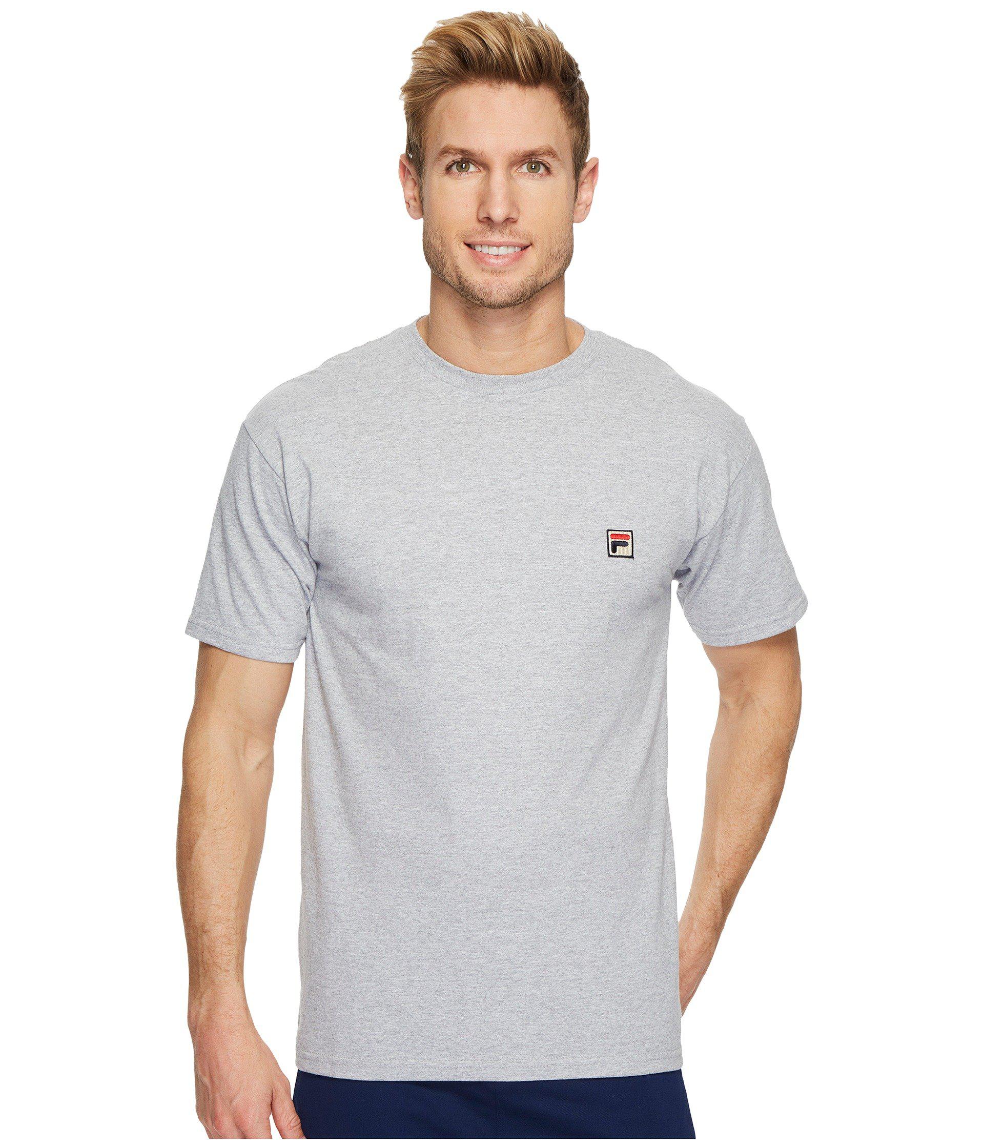 fila shirt mens grey
