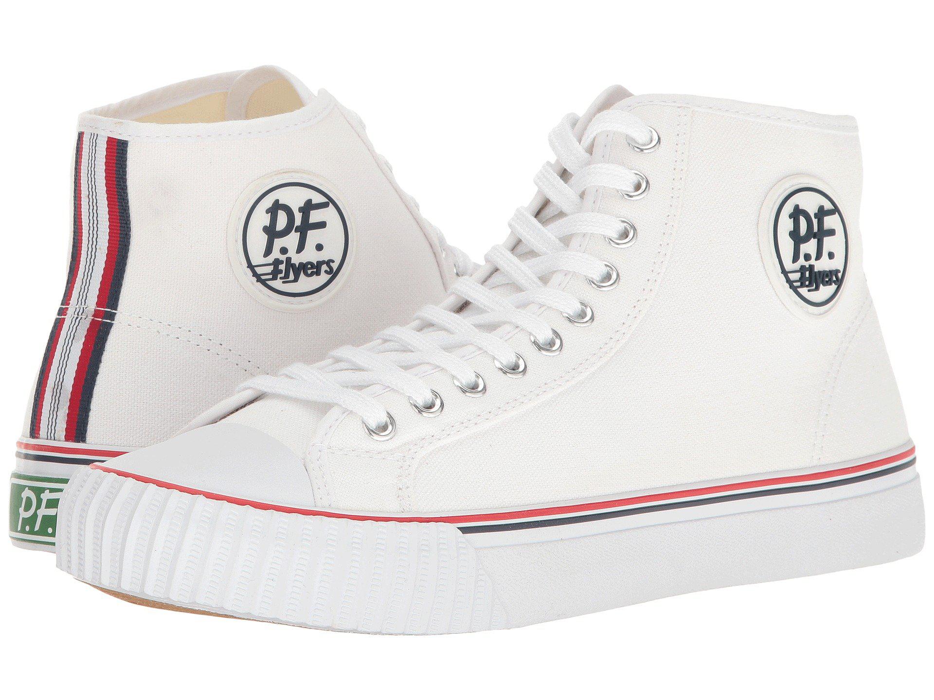 PF Flyers Canvas Center Hi in White for 