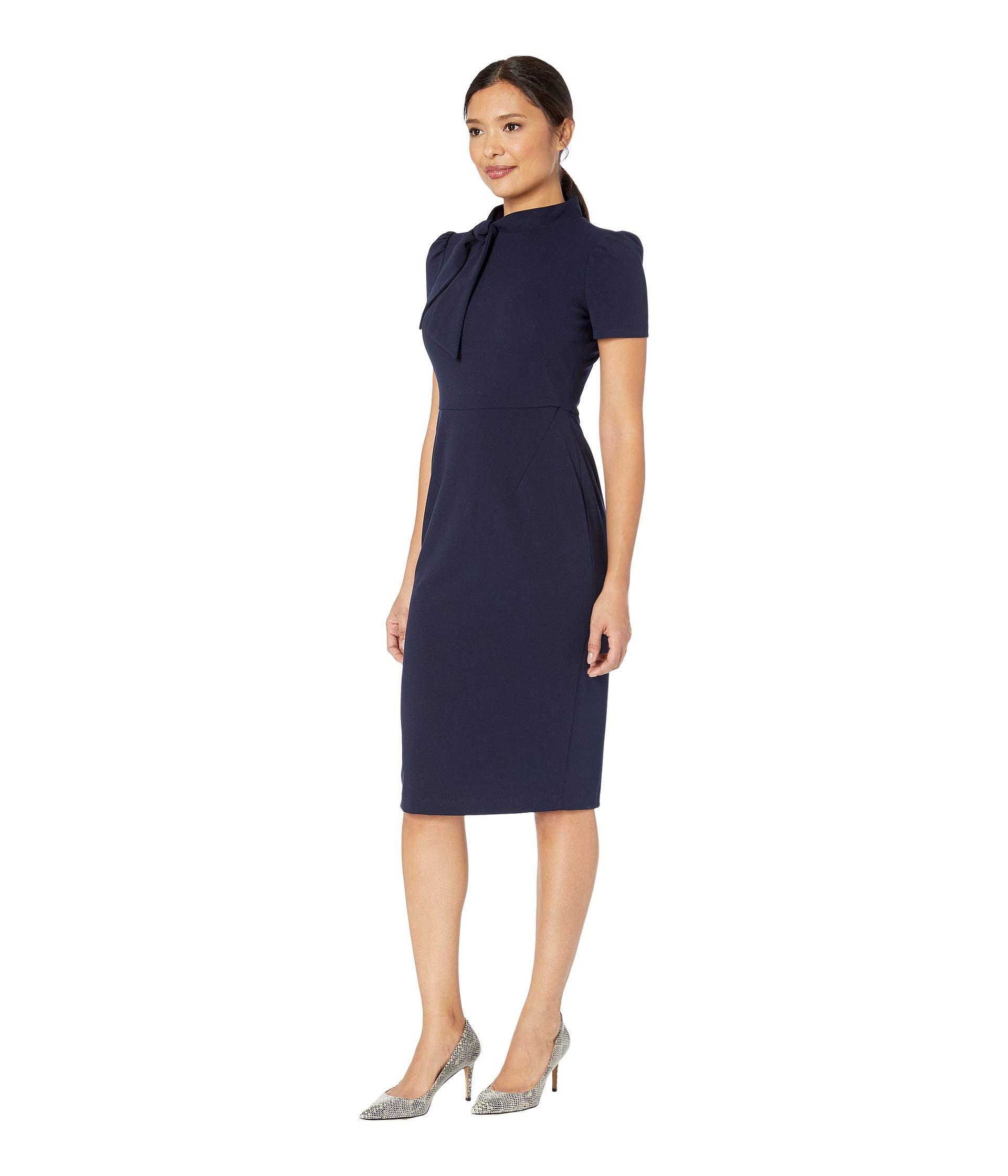 maggy london navy blue dress