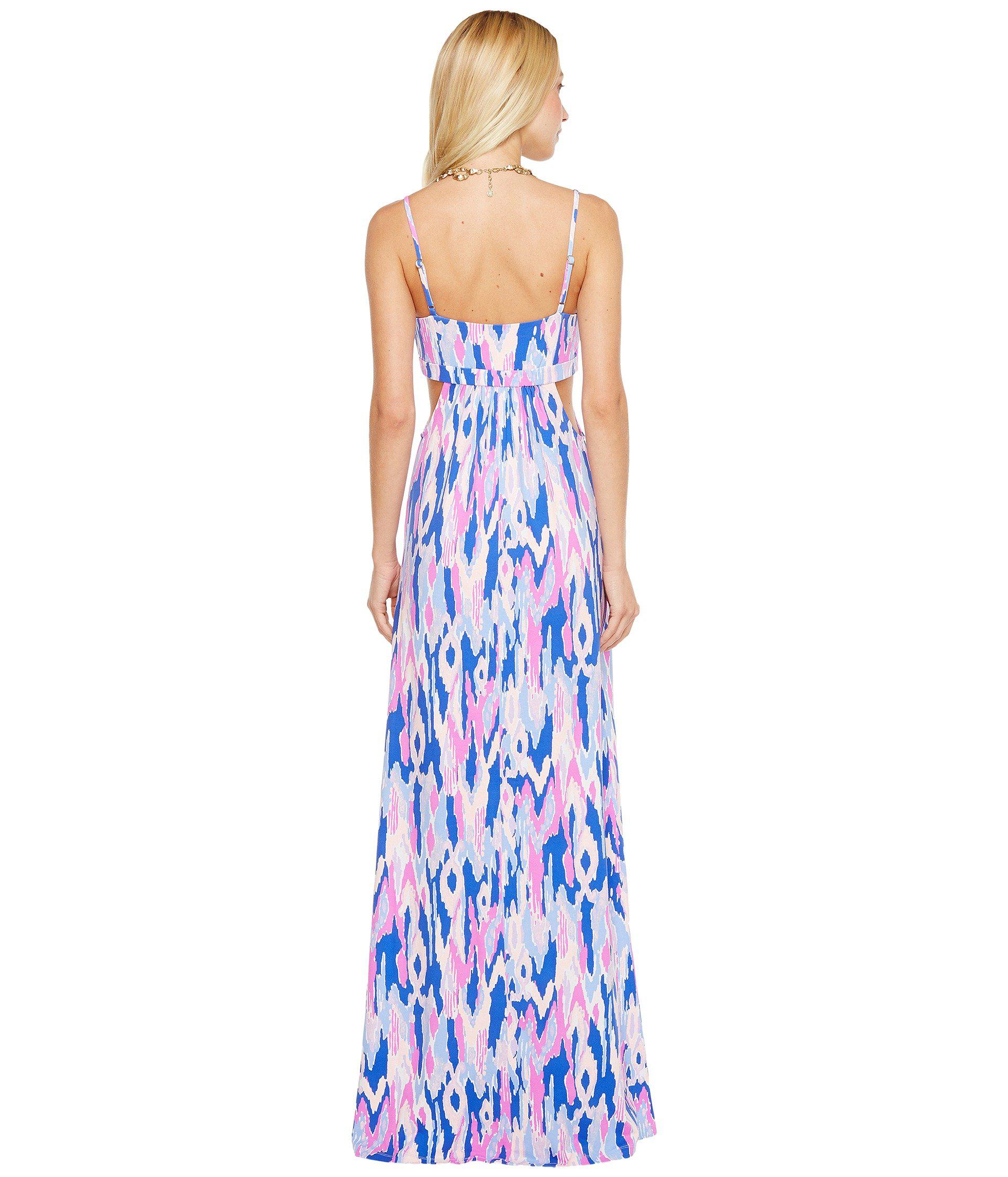 Lilly Pulitzer Synthetic Linley Maxi Dress in Blue - Lyst