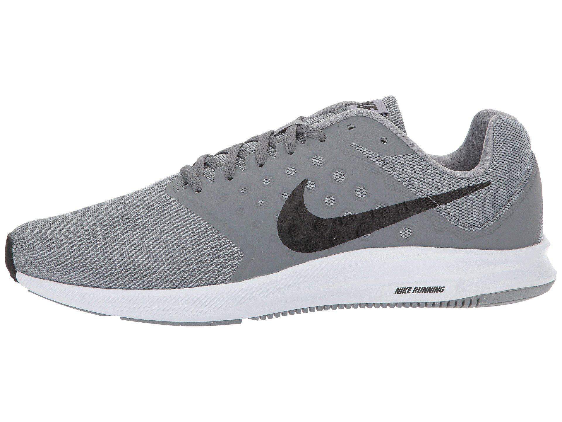 nike men's grey downshifter 7 running shoes
