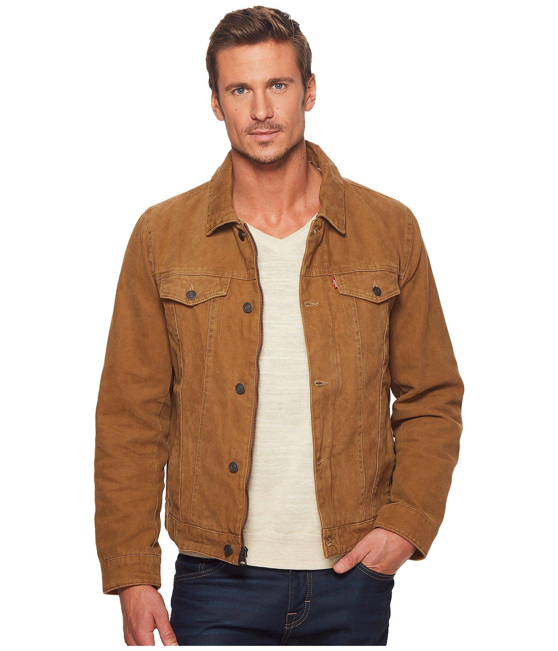 levis canvas trucker