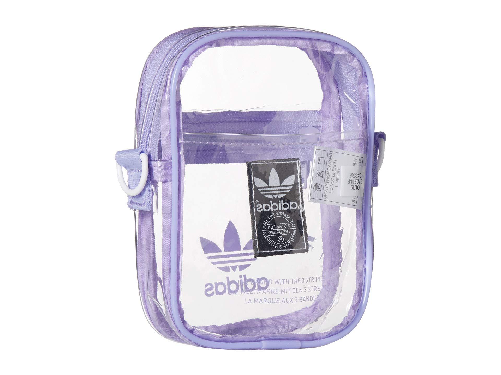 adidas Originals Originals Clear Festival Crossbody (glow Purple) Cross  Body Handbags | Lyst