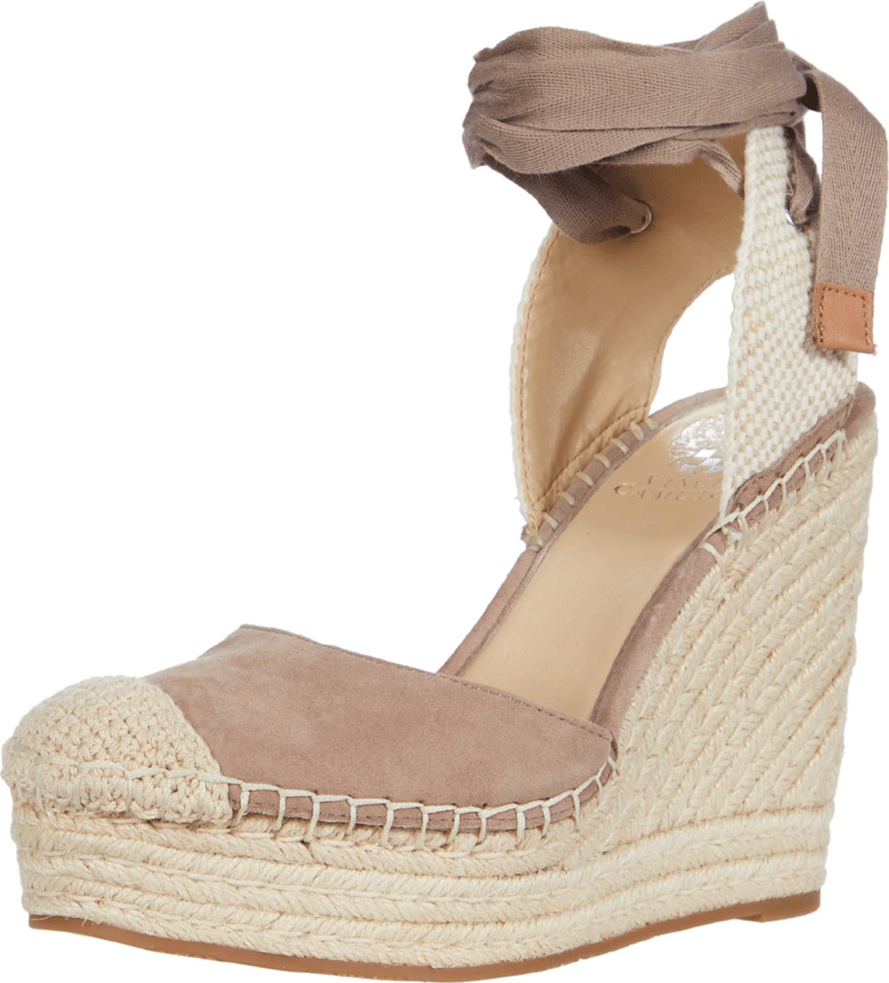 Vince Camuto Fettana Ankle-Strap Espadrille Platform Wedge Sandals