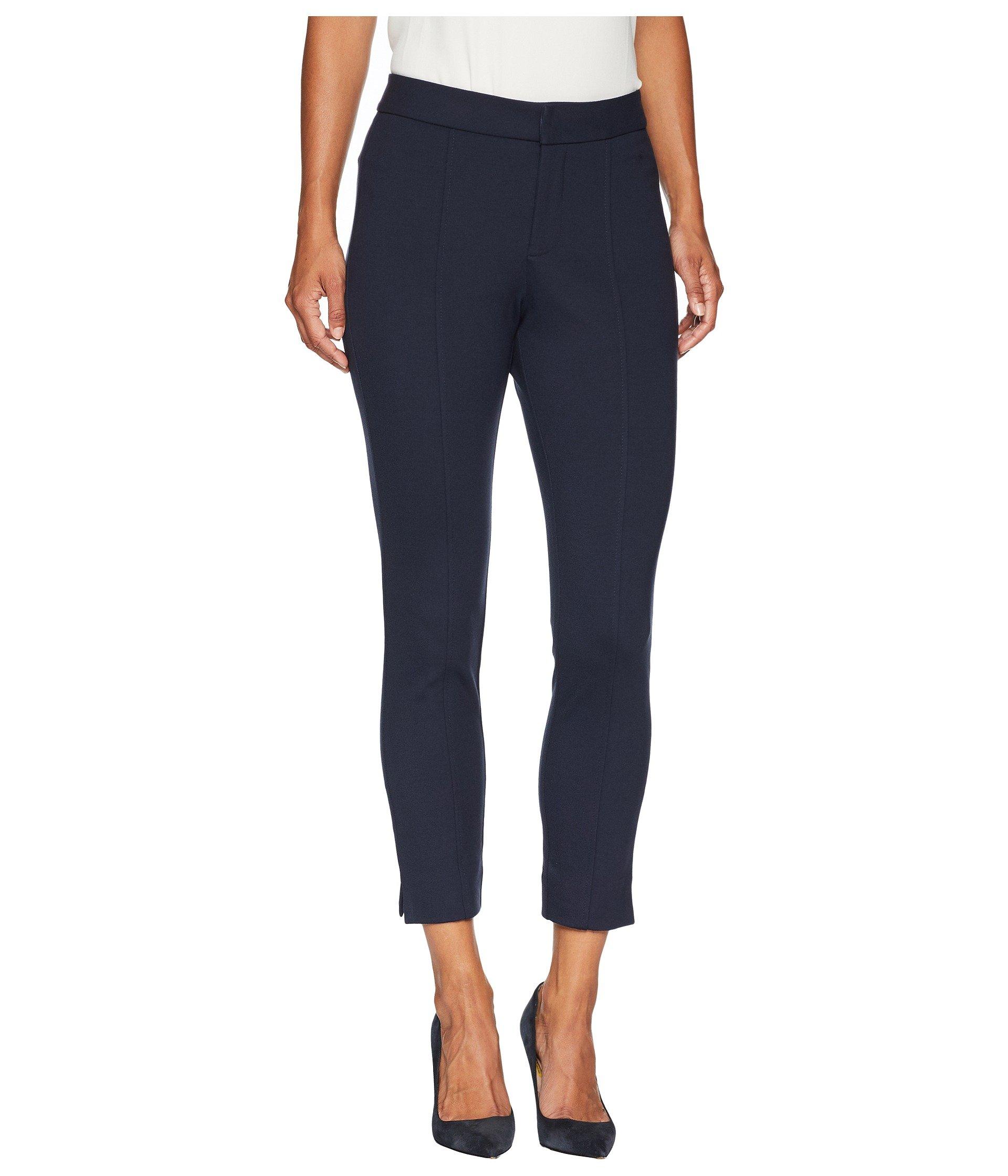 NYDJ Synthetic Petite Ponte - Ankle Pants in Navy (Blue) - Lyst