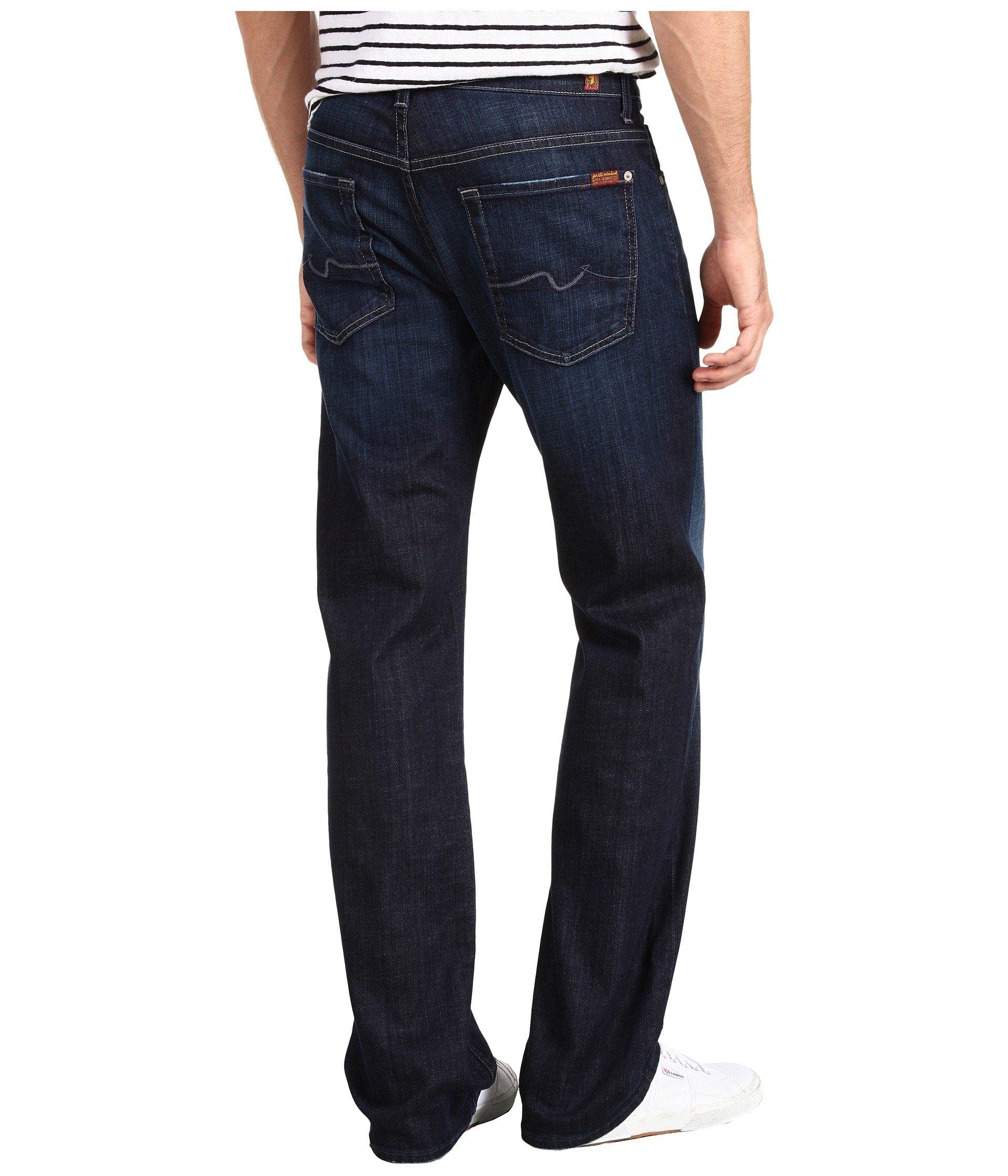 7 For All Mankind Austyn Relaxed Straight (los Angeles Dark) Men's ...