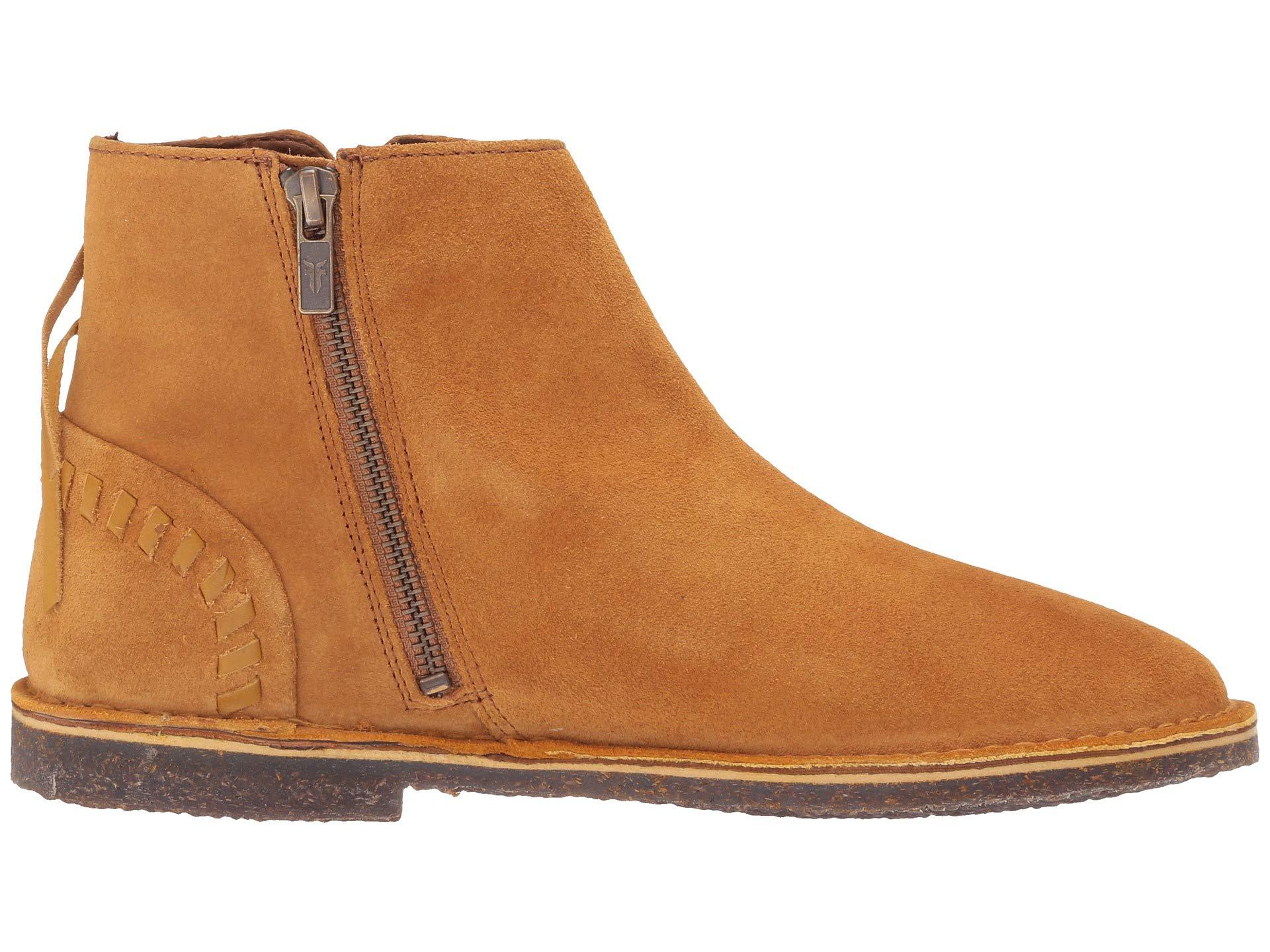 frye sierra whipstitch bootie