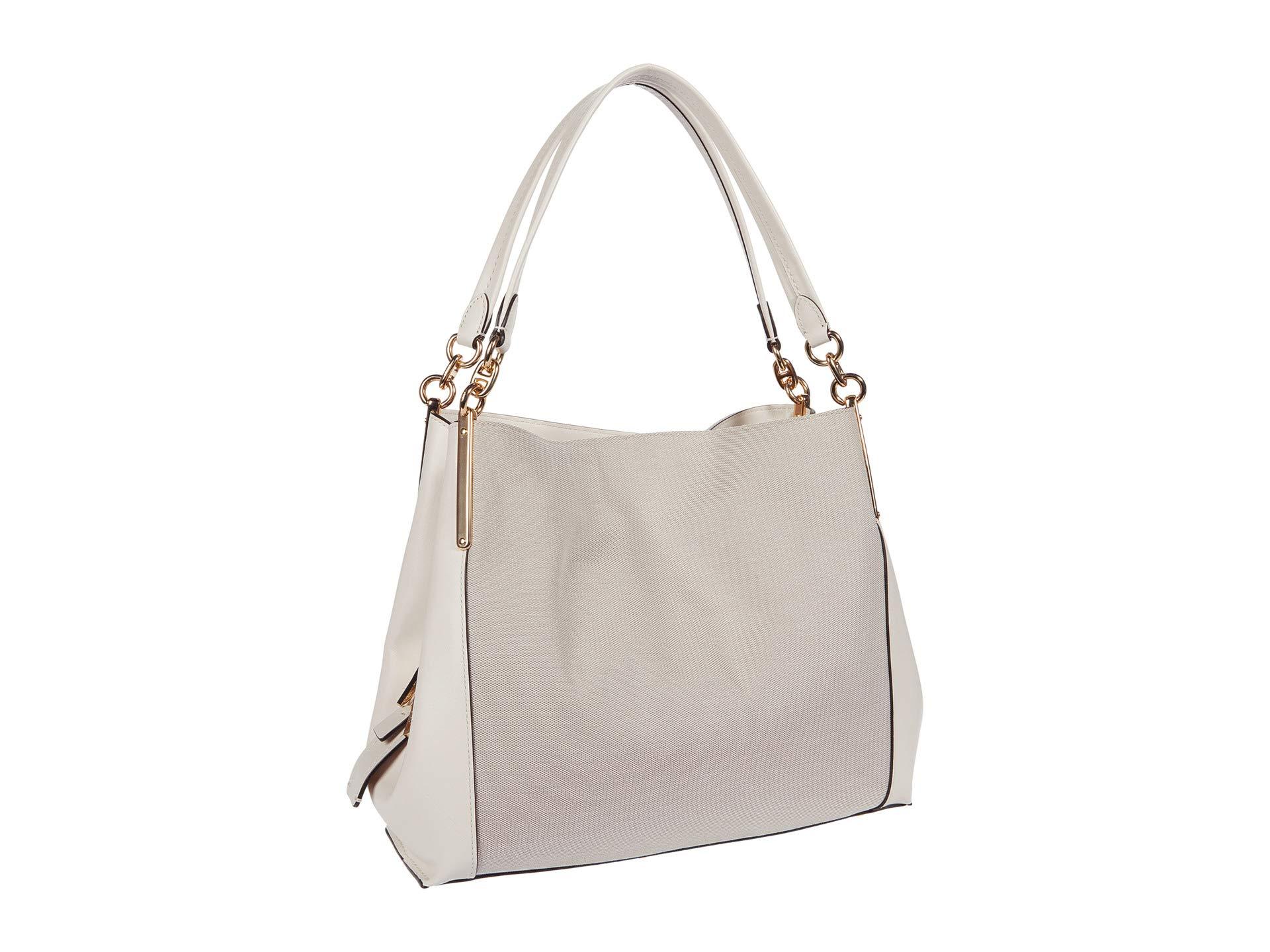 coach horse and carriage jacquard dalton 31 shoulder bag