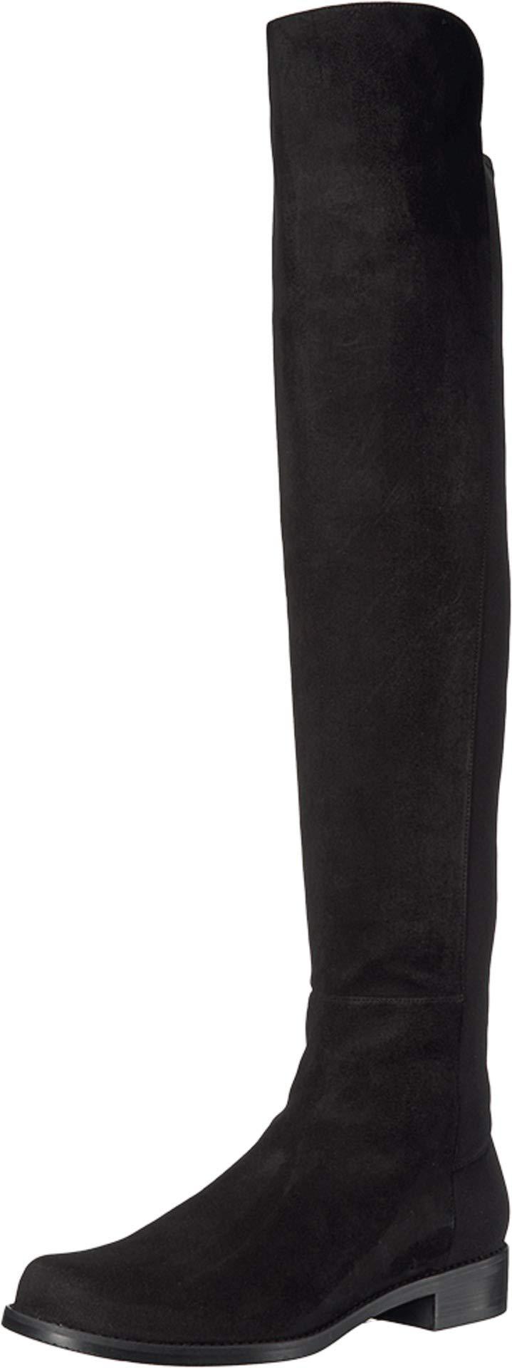 Stuart Weitzman Leather The 5050 Boot in Red - Lyst