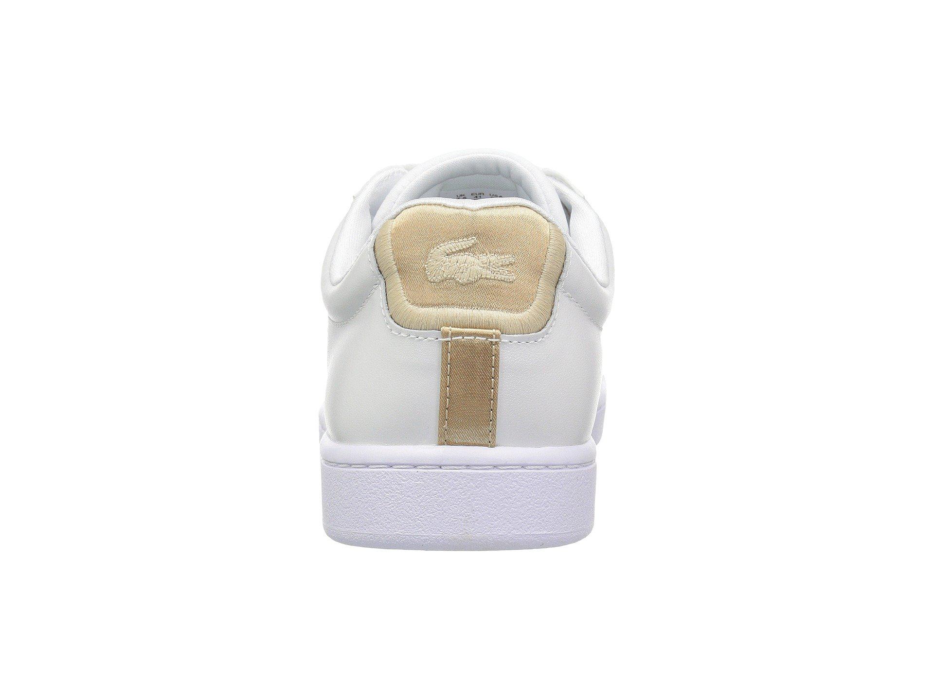 lacoste carnaby evo 118 6 spw white gold
