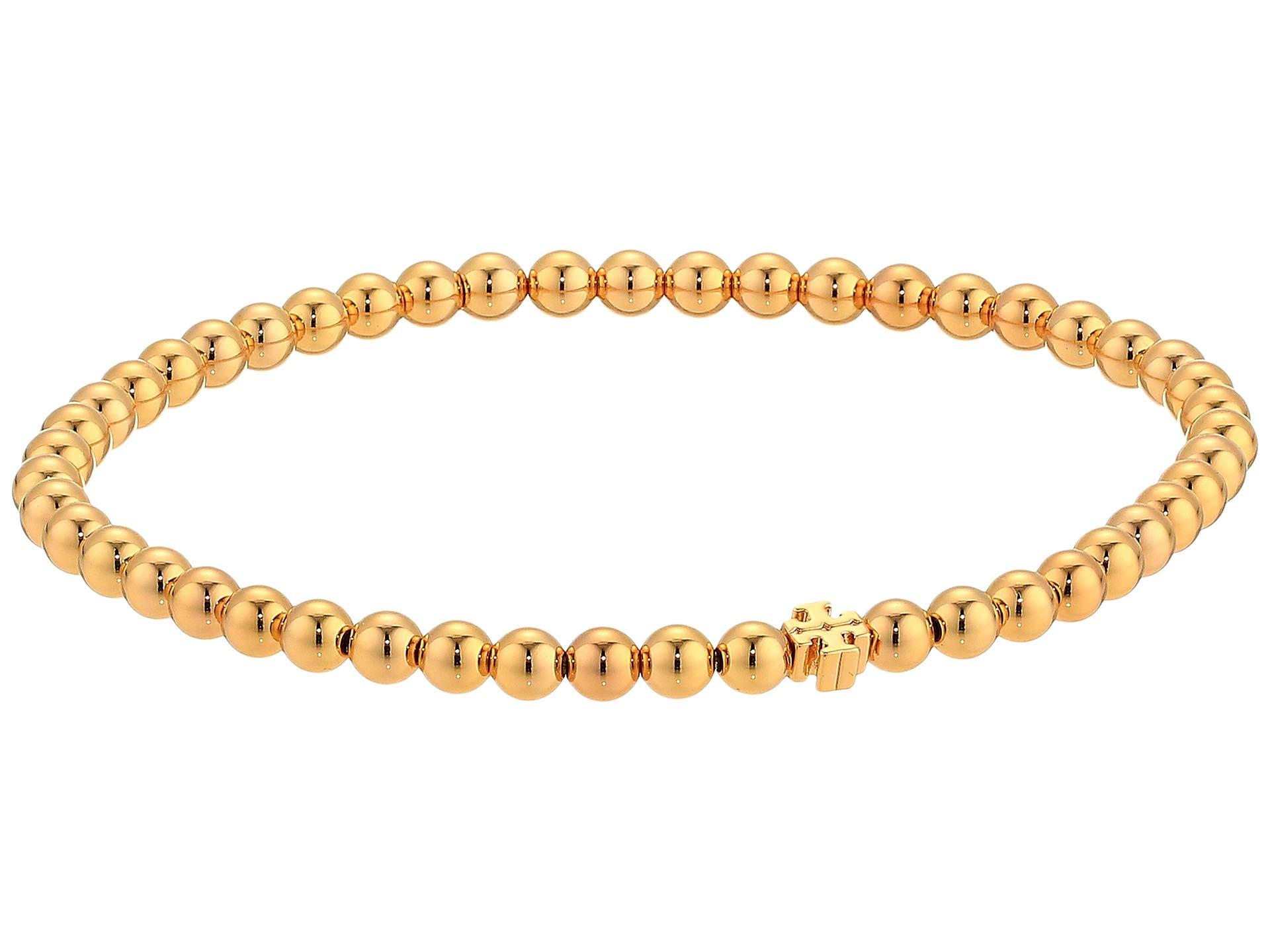 Tory Burch Metal Beaded Bracelet in Gold (Metallic) Lyst