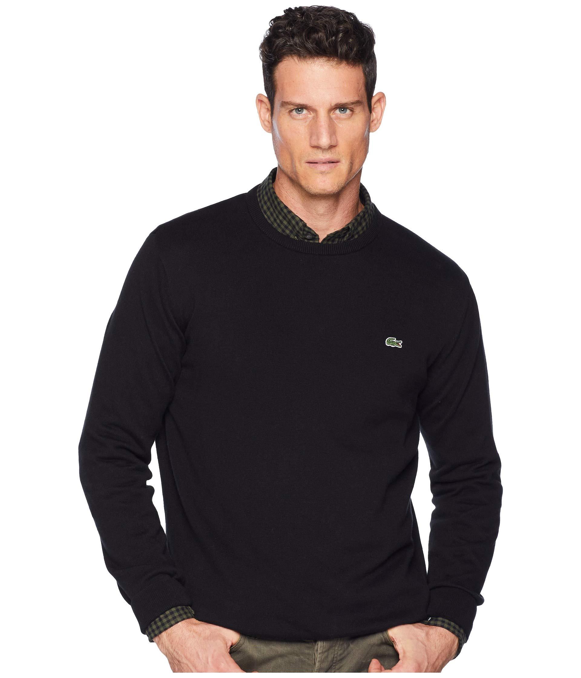 lacoste long sleeve sweater