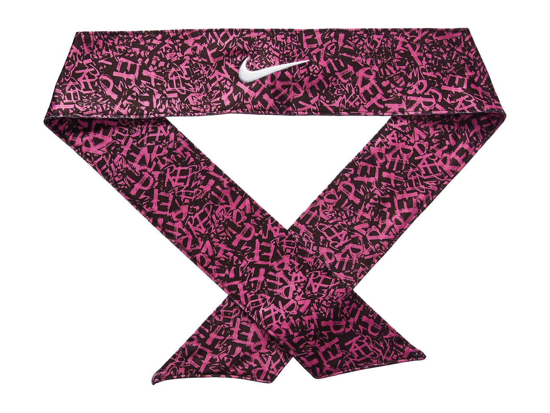 purple nike head tie