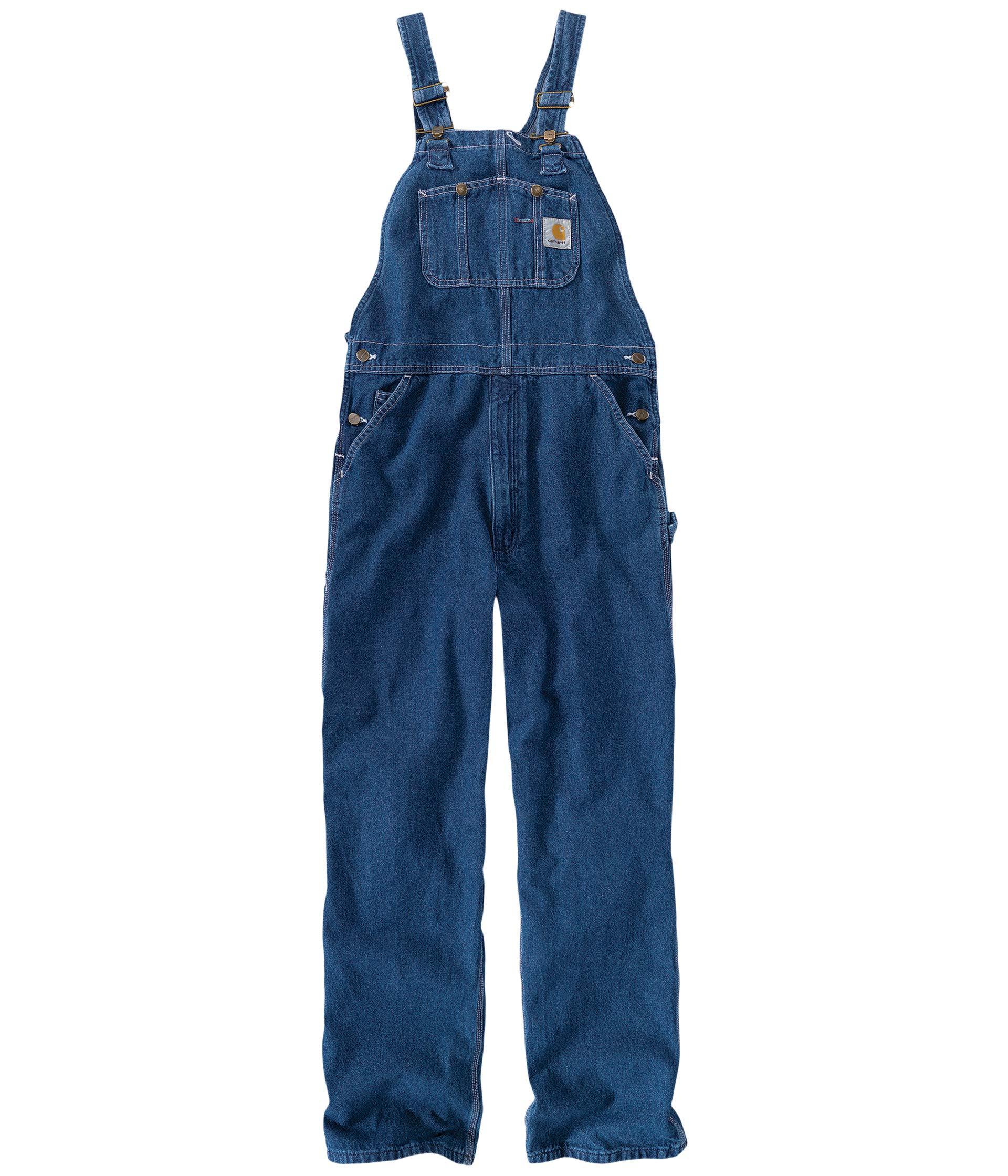 Carhartt Washed Denim Bib Overalls in Blue for Men Lyst